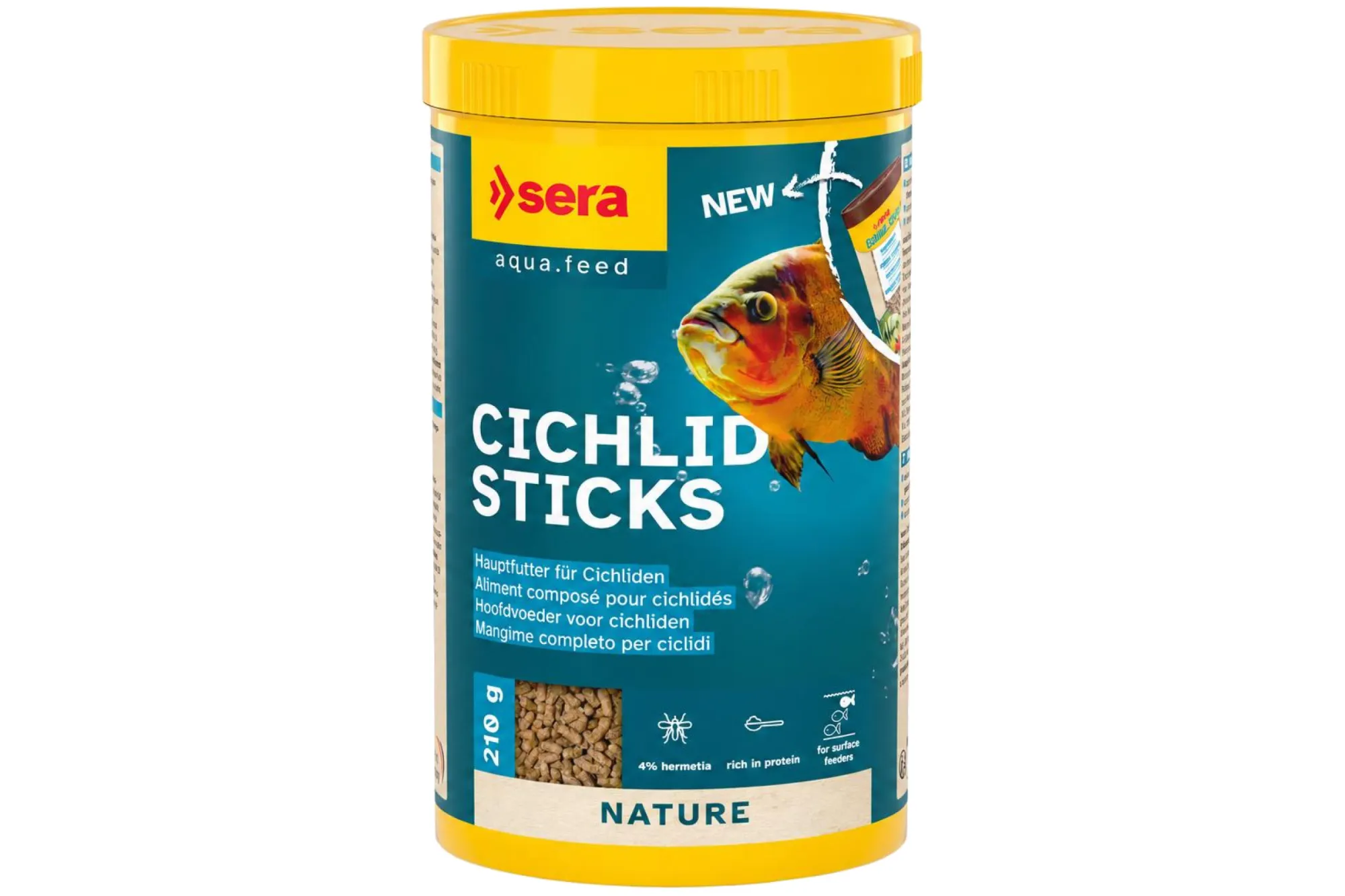 sera Cichlid Sticks 1000 ml (210 g) – KI-generierte Abbildung aus Produktreferenz