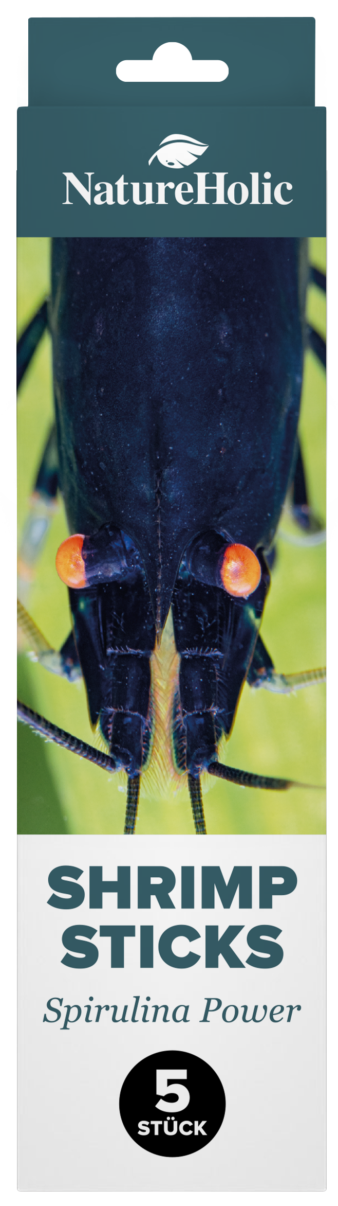 NatureHolic Garnelen Lollies „Spirulina Power“, 5 Lollis