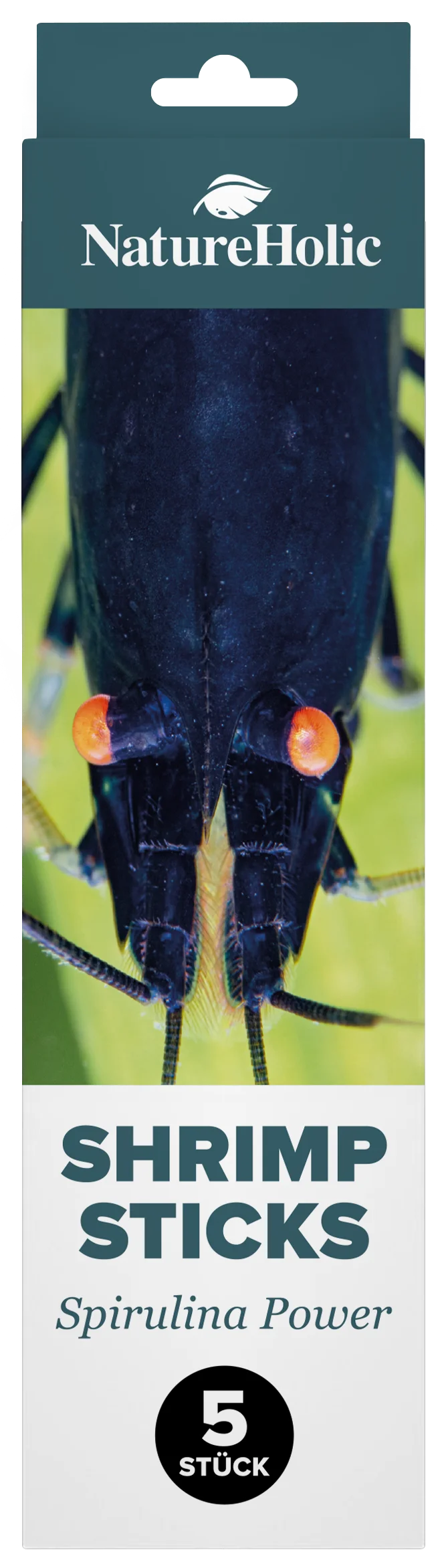 NatureHolic Garnelen Lollies „Spirulina Power“, 5 Lollis