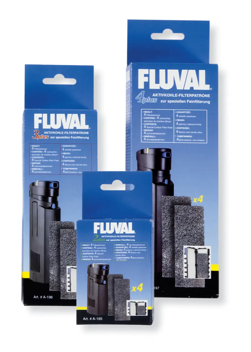 Fluval 3+ Aktivkohlefilterpatrone