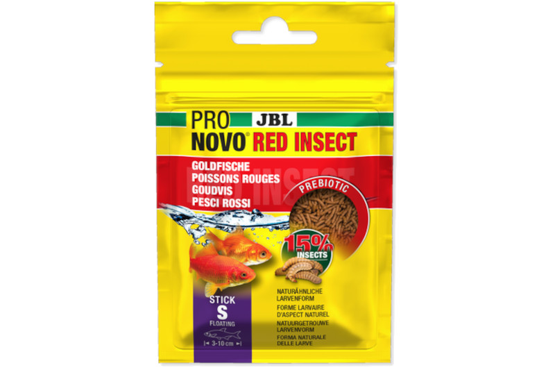 JBL ProNovo Red Insect Sticks S, 20 ml