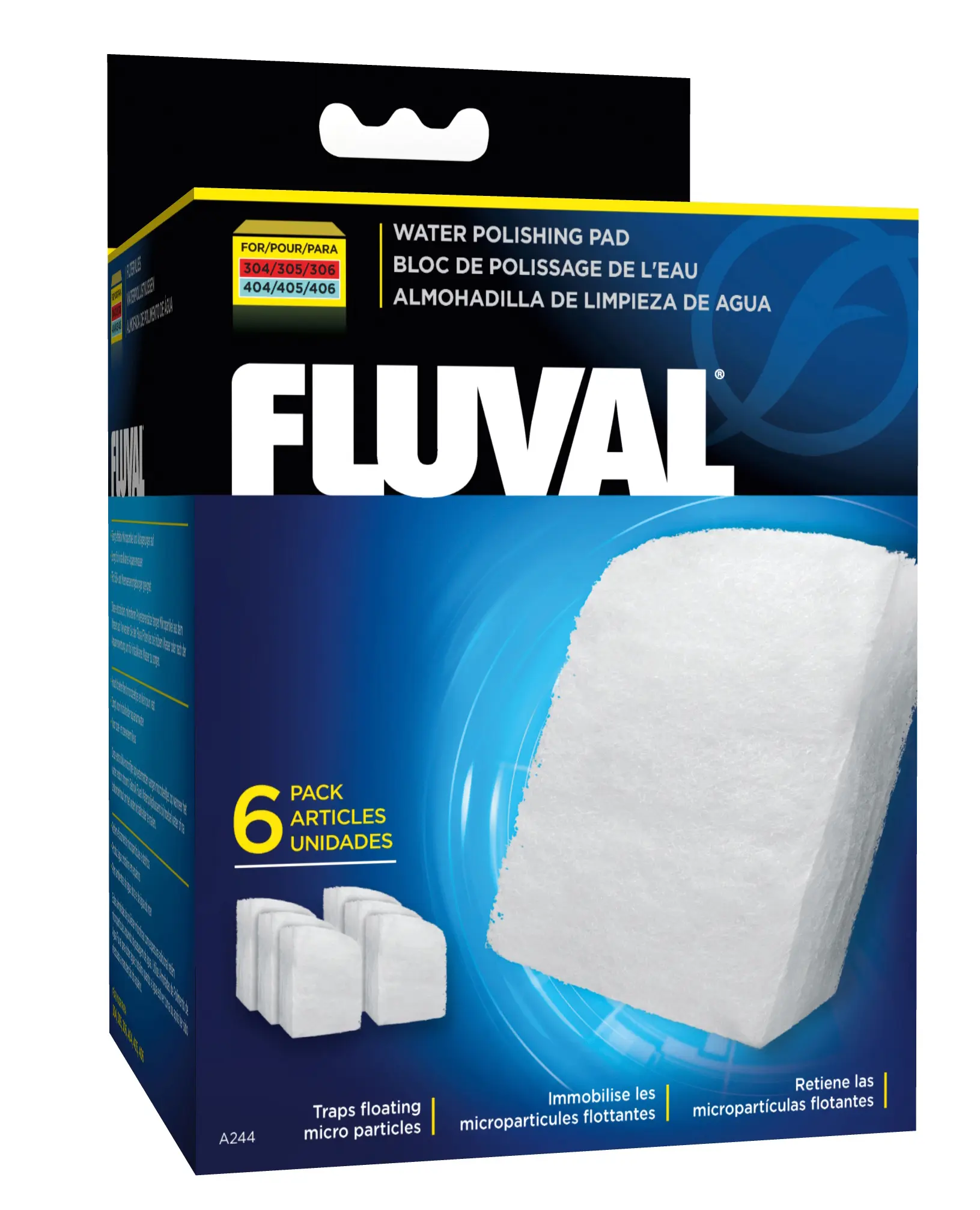 Fluval FeinFi.pads 6er-P f.FL304/305+404/405