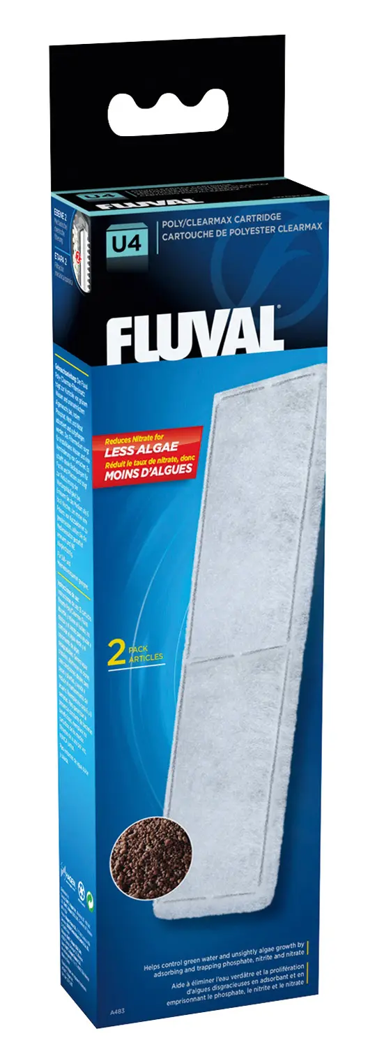 Fluval U4 Clearmax Filtereinsatz 2er-Pack