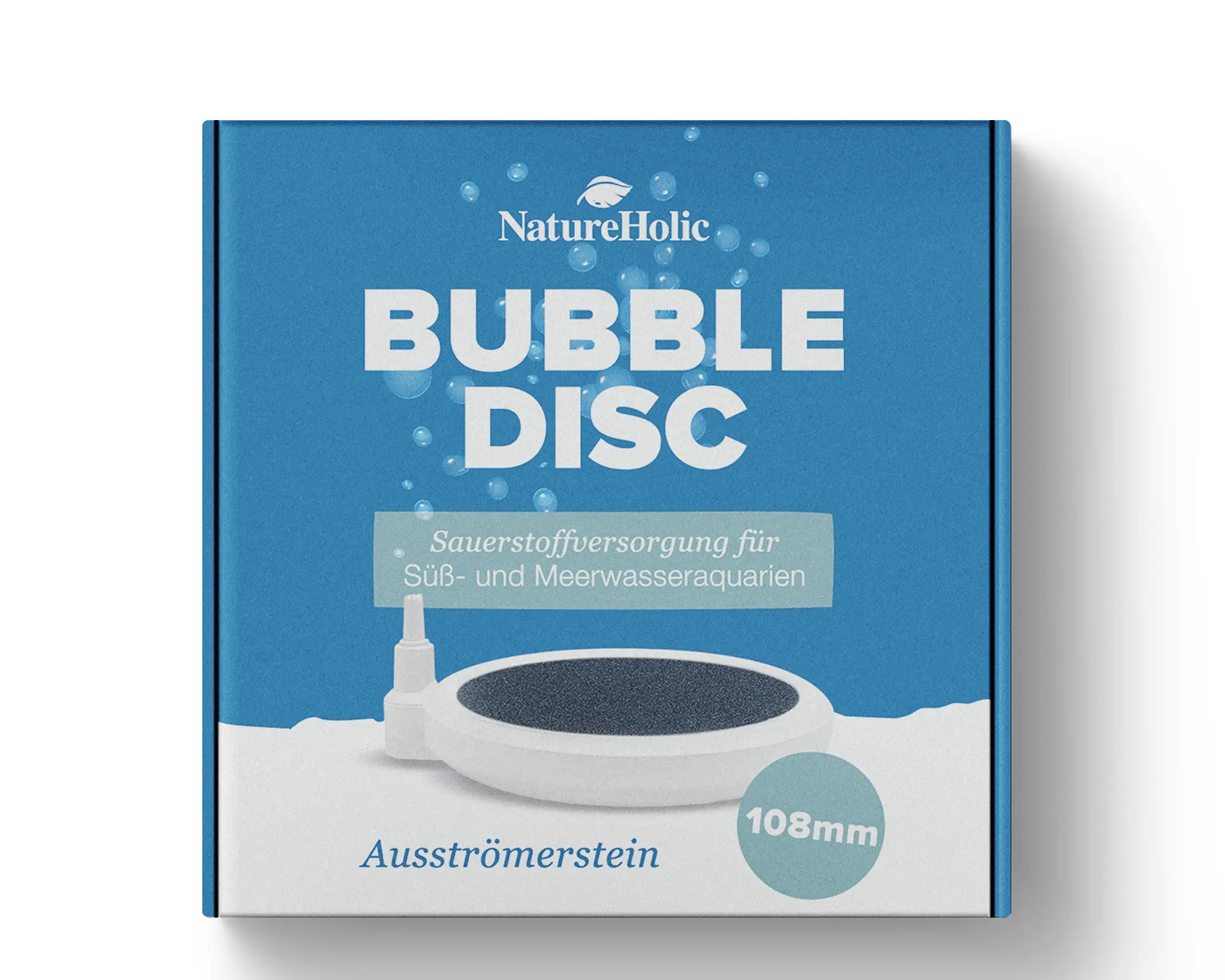 NatureHolic Bubble Disc Ausströmerstein, 108 mm