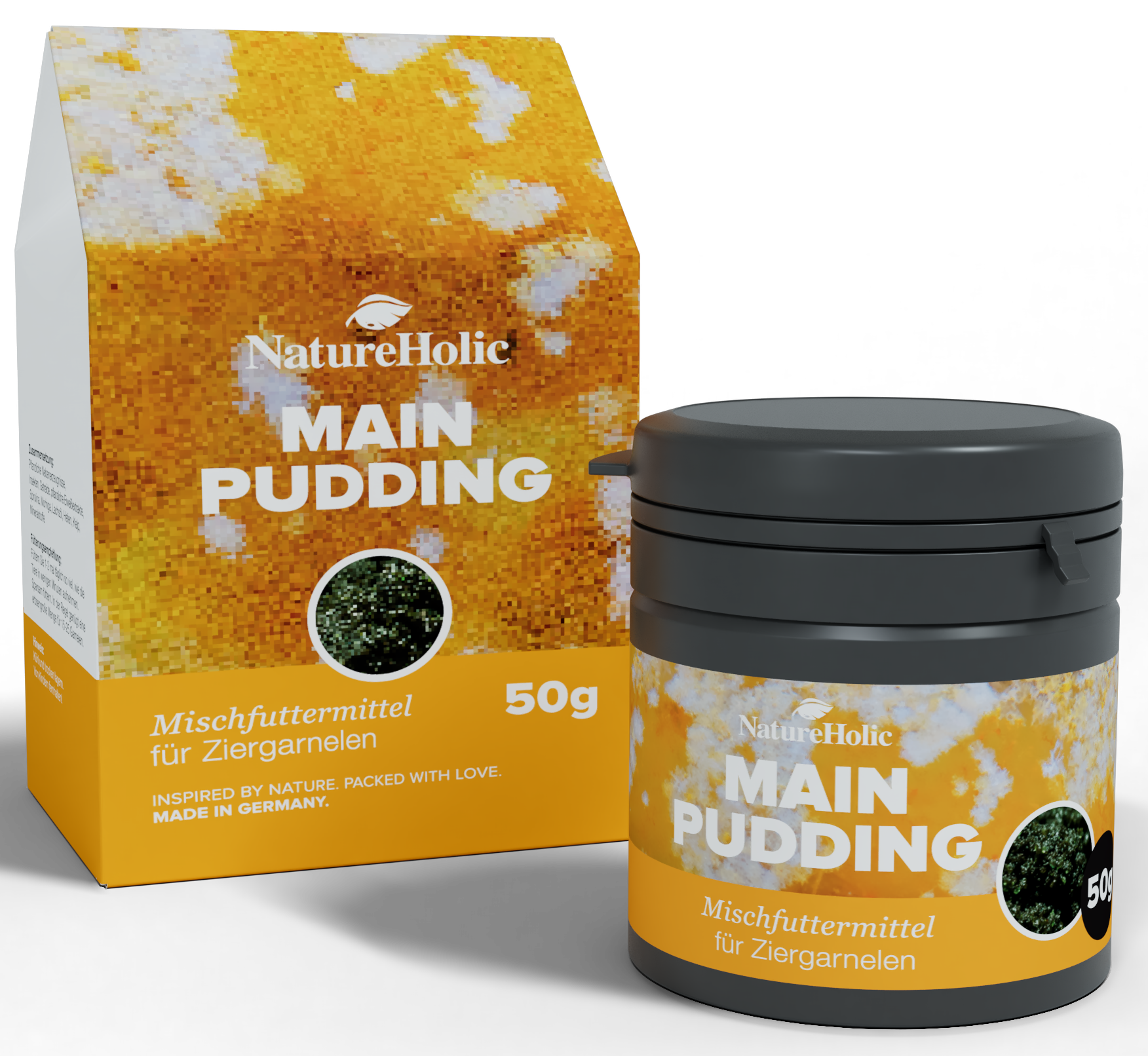 Produktfoto: NatureHolic Main Pudding Ziergarnelenfutter, 50