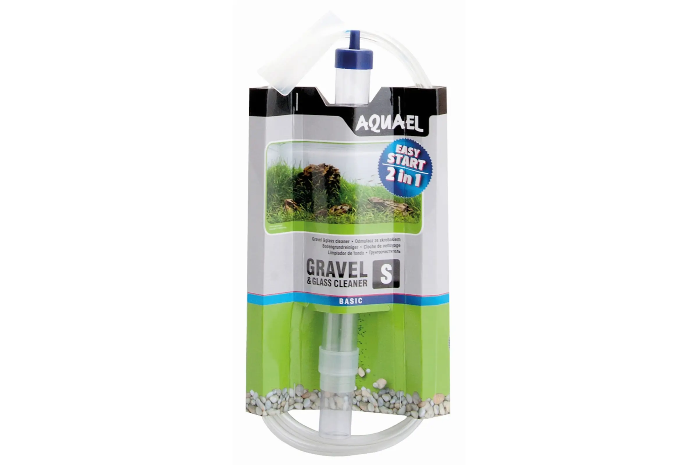 Aquael Gravel & Glass Cleaner, Kombi-Reiniger, in 3 Größen