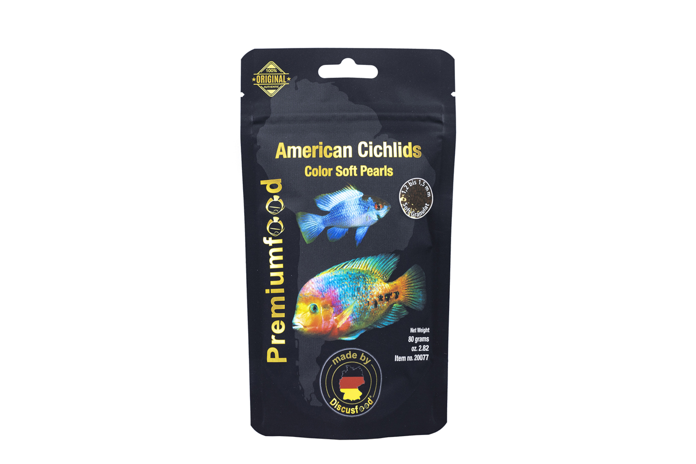 Discusfood American Cichlid Color Pearls Soft, 80 g