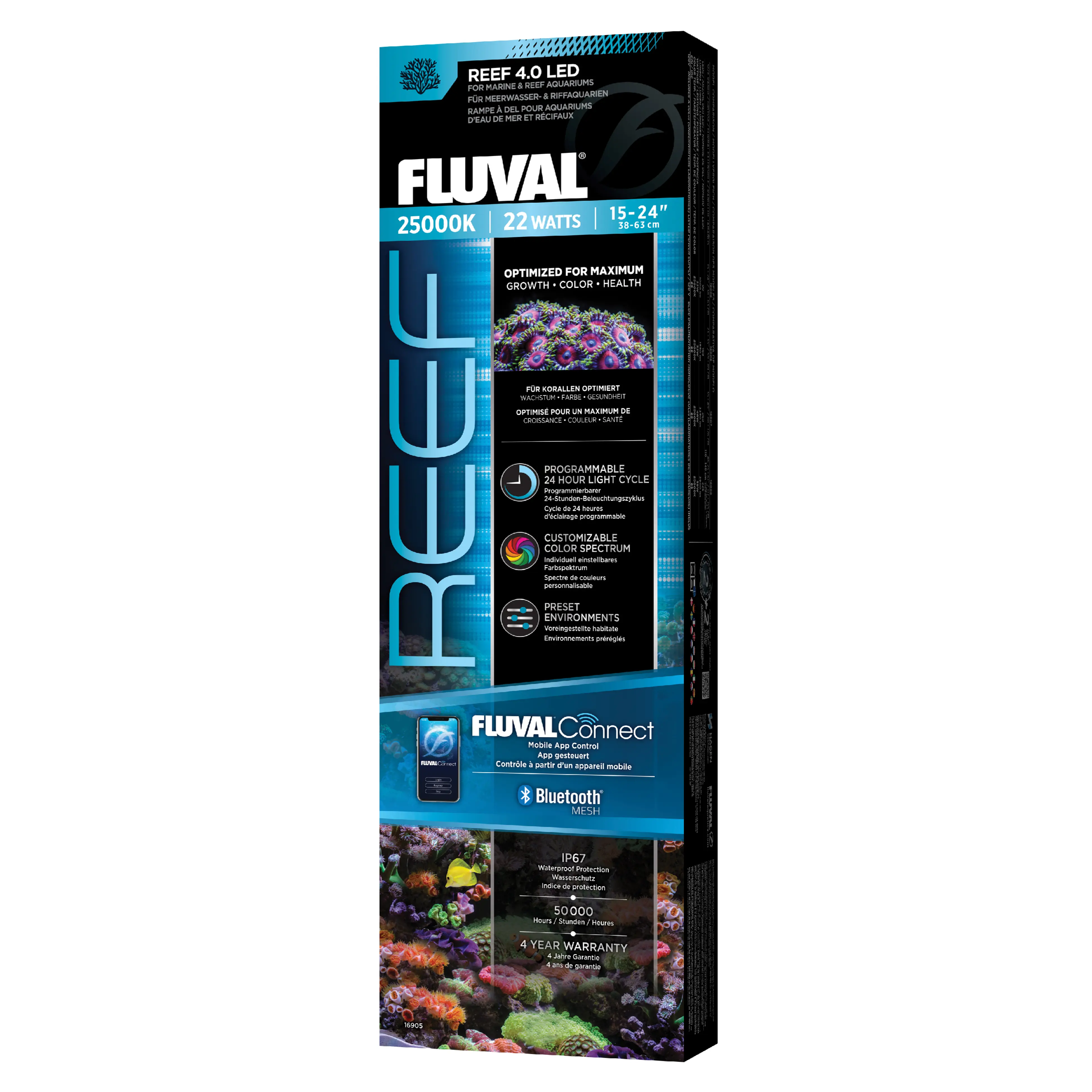 Fluval Reef 4.0 LED, 22W 38,4-63 cm