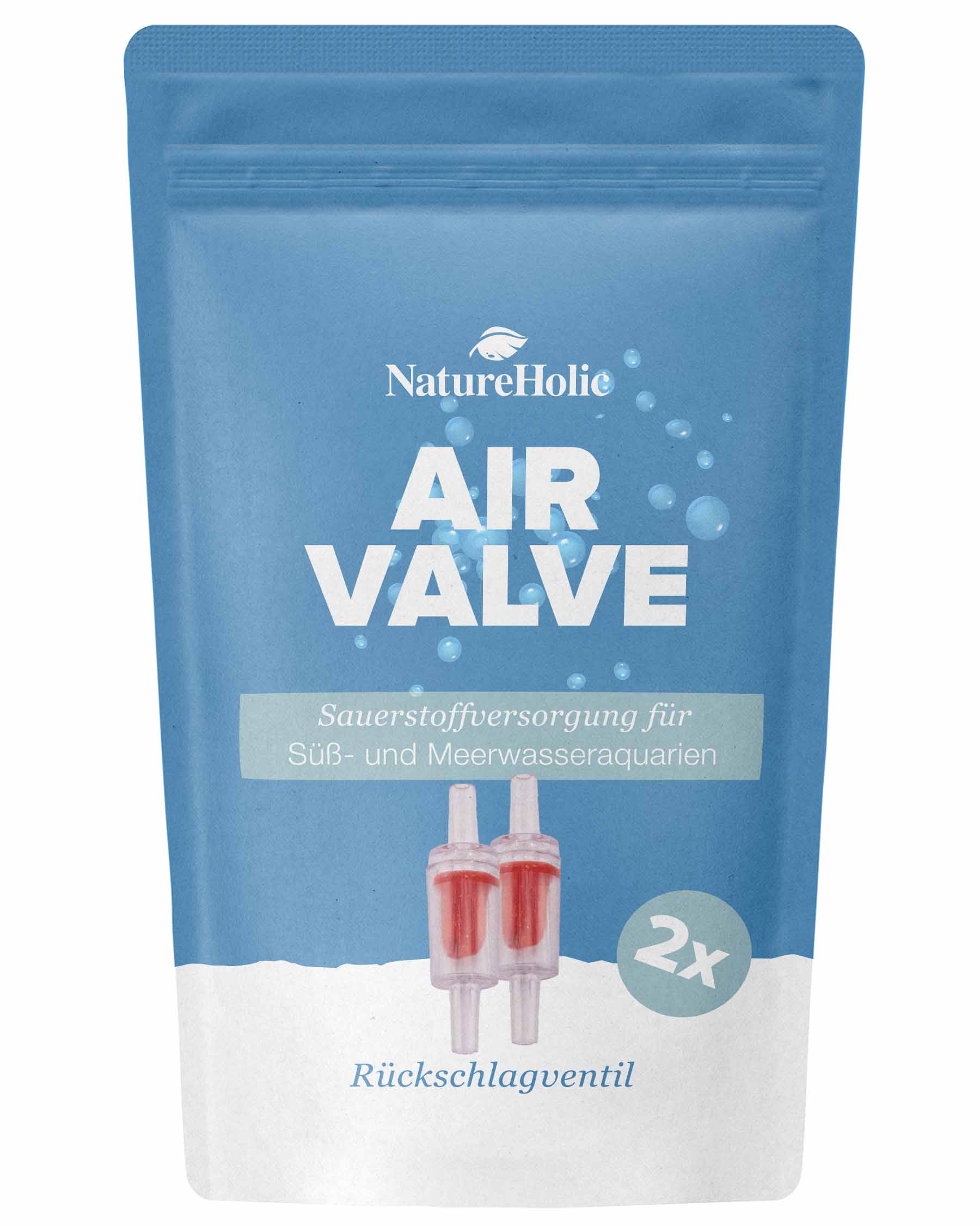 NatureHolic Air Valve, Rückschlagventil, 2 Stück