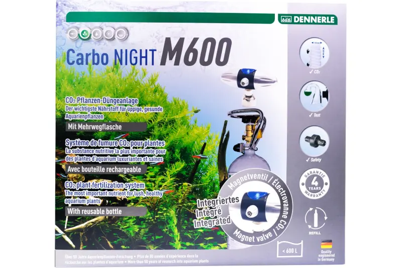 Dennerle CO² -Set Mehrweg 600 Space / Carbo NIGHT M600 (Auslaufartikel)
