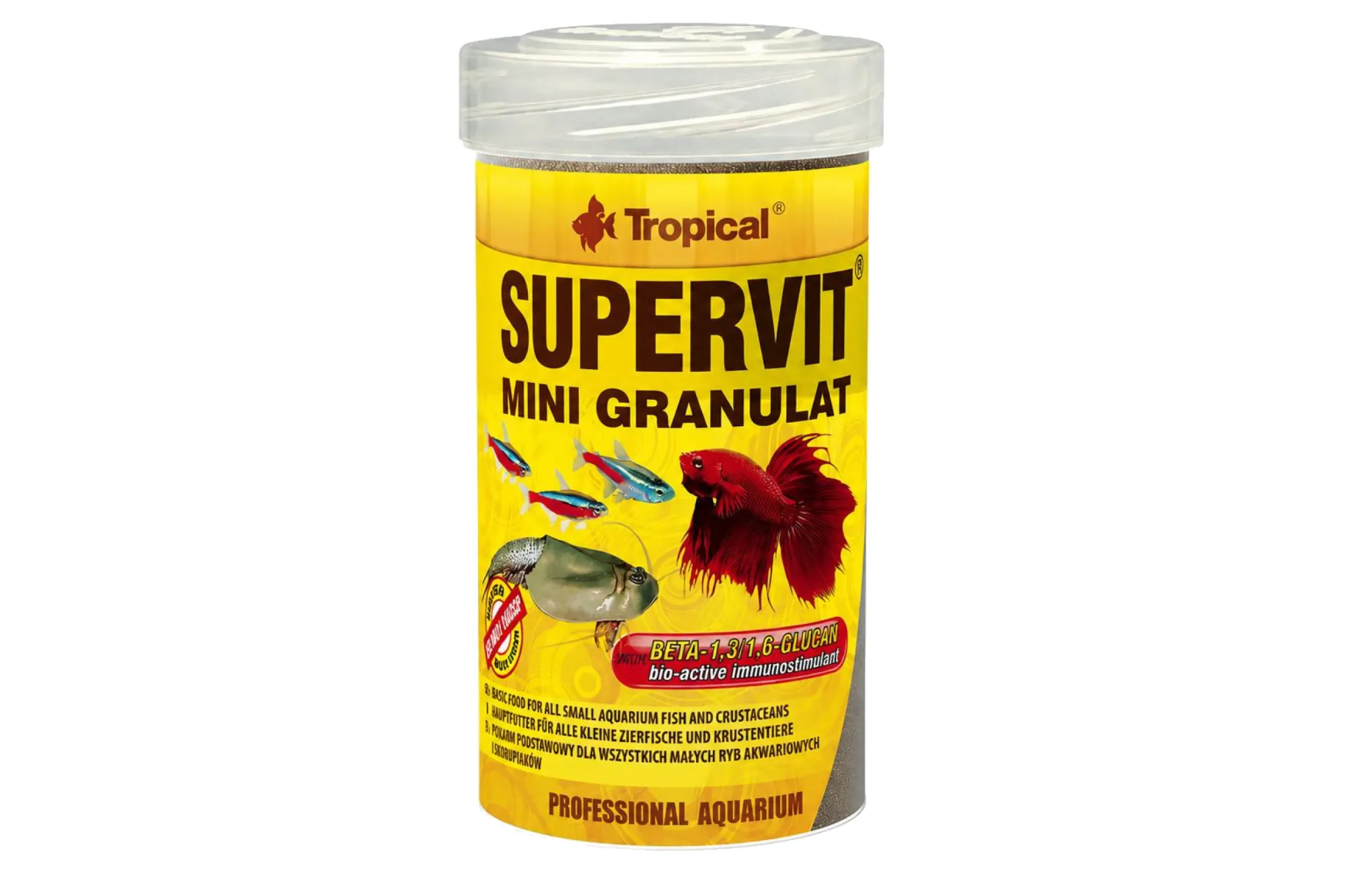 Tropical SUPERVIT MINI GRANULAT 100 ml – KI-generierte Abbildung aus Produktreferenz