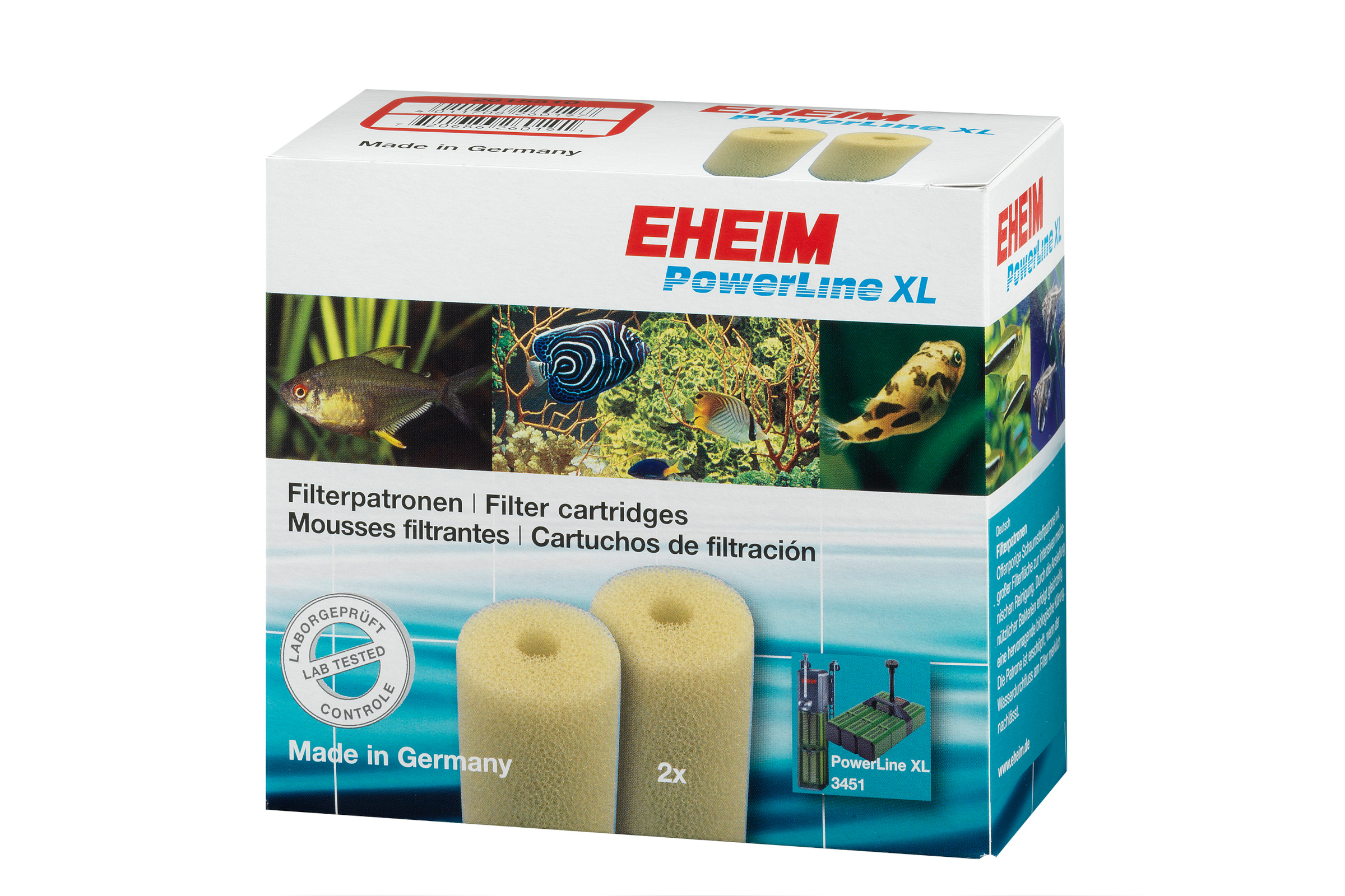 Eheim Filterpatrone 2 Stück für Powerline XL (2252)