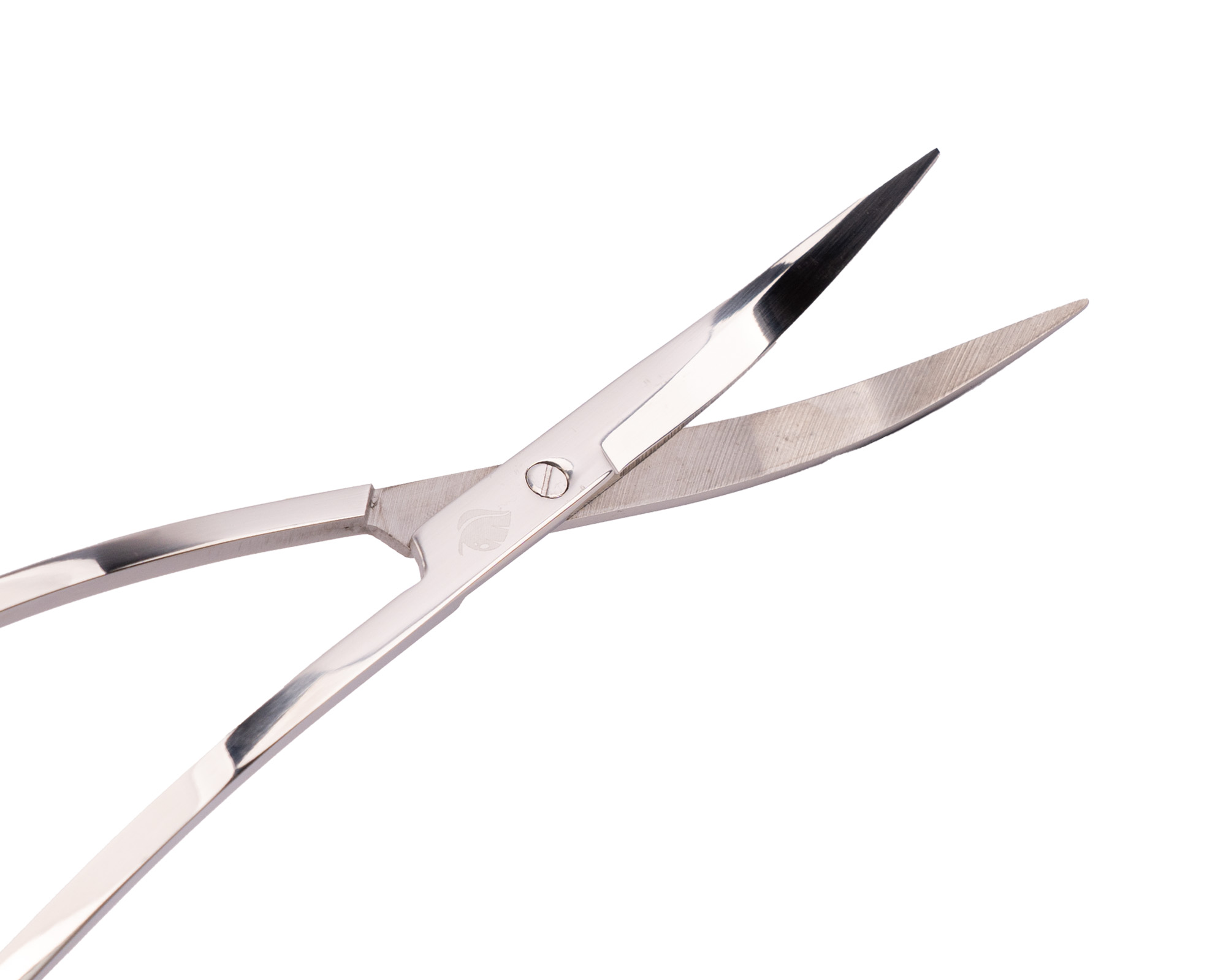 Gebogene Maniküreschere aus Edelstahl
