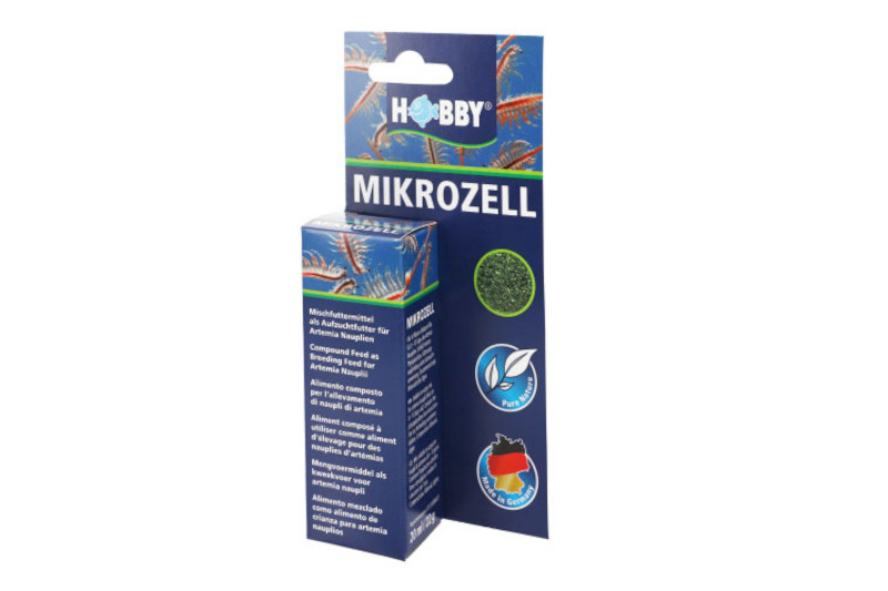 Hobby Mikrozell, Aufzuchtfutter für Artemia, 20 ml