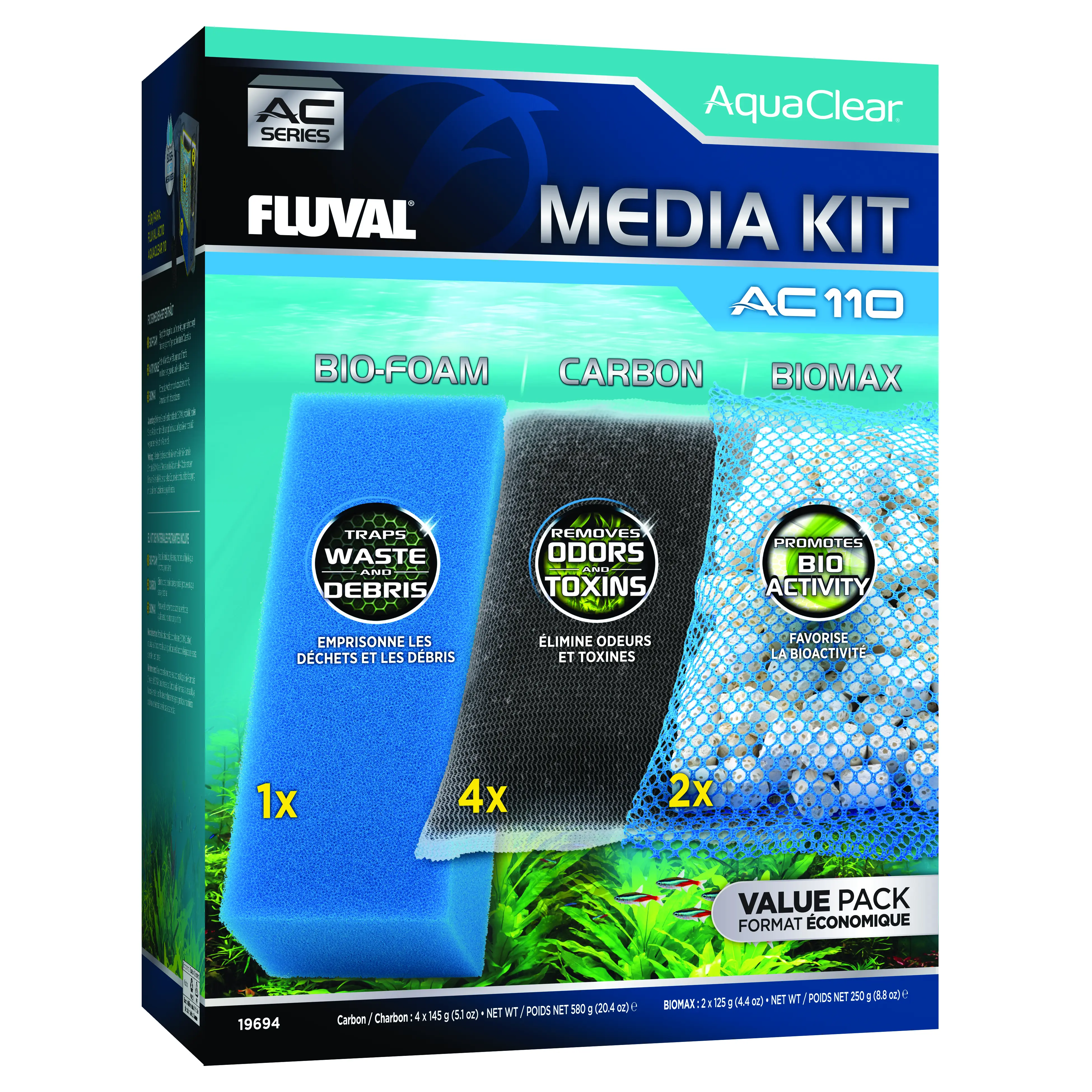 Fluval AC110 Filtermedien-Set