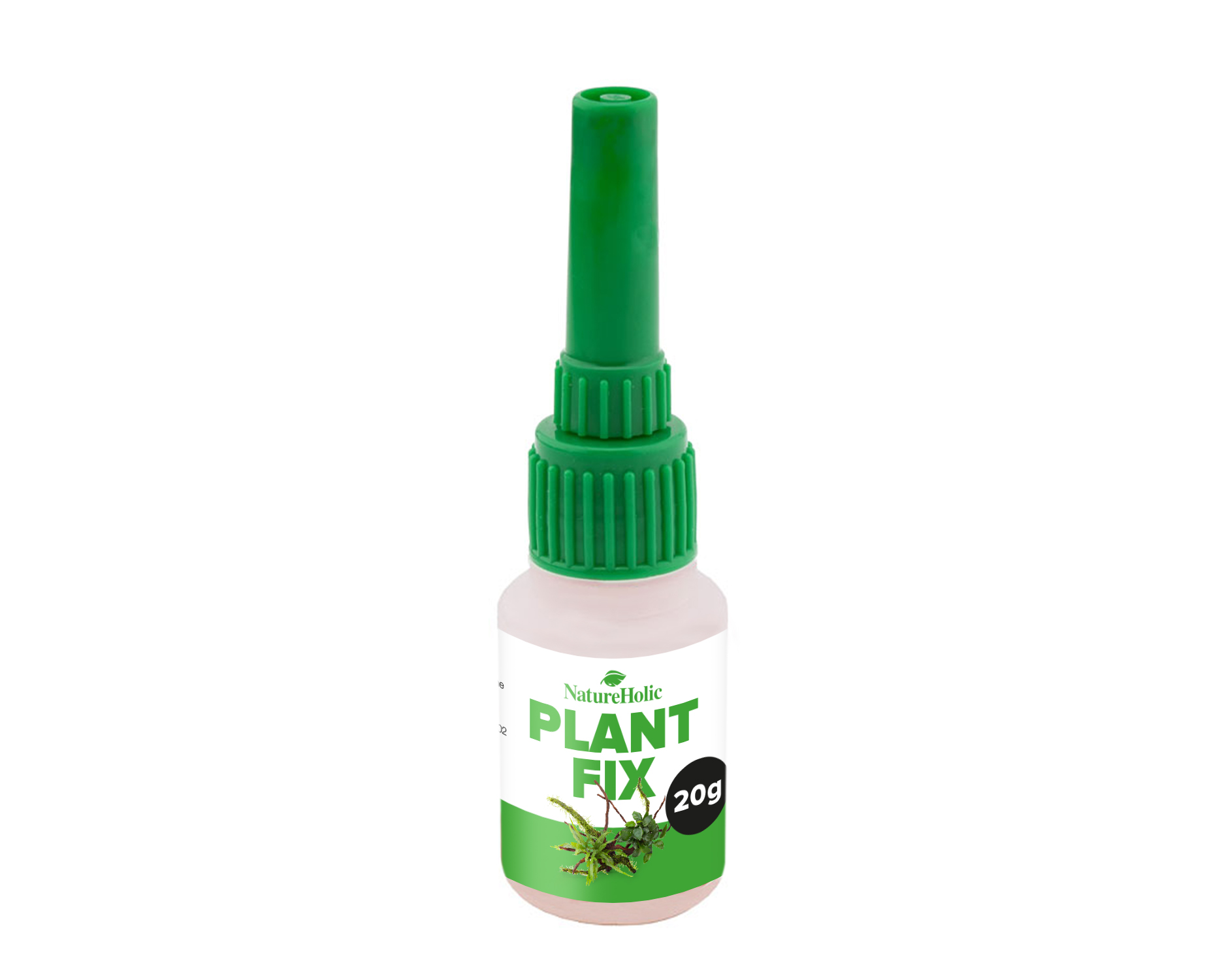 Flasche Plant Fix Pflanzenkleber, grüner Applikator