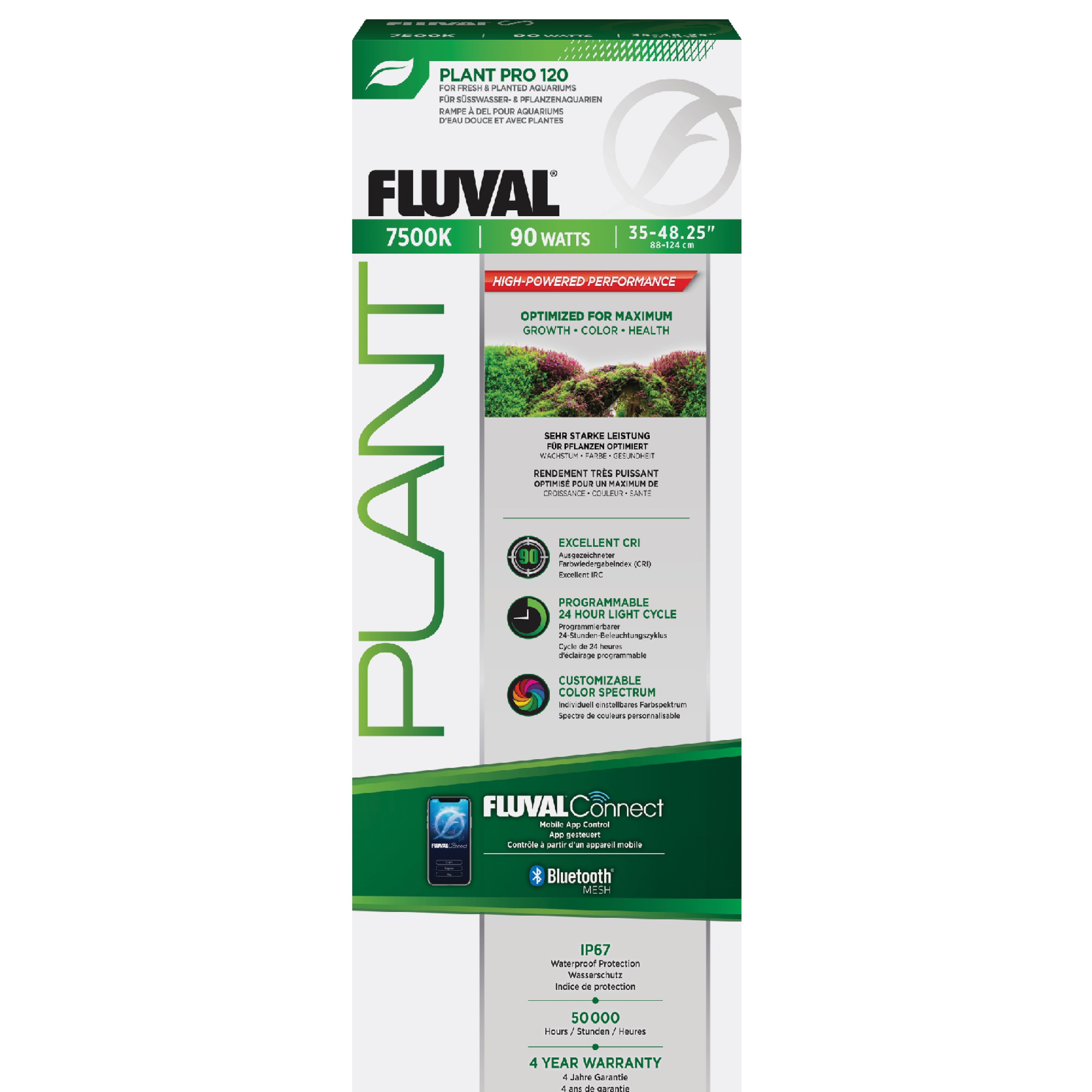 Fluval Plant Pro 4.0 LED, 90W, 88,2-124,4 cm