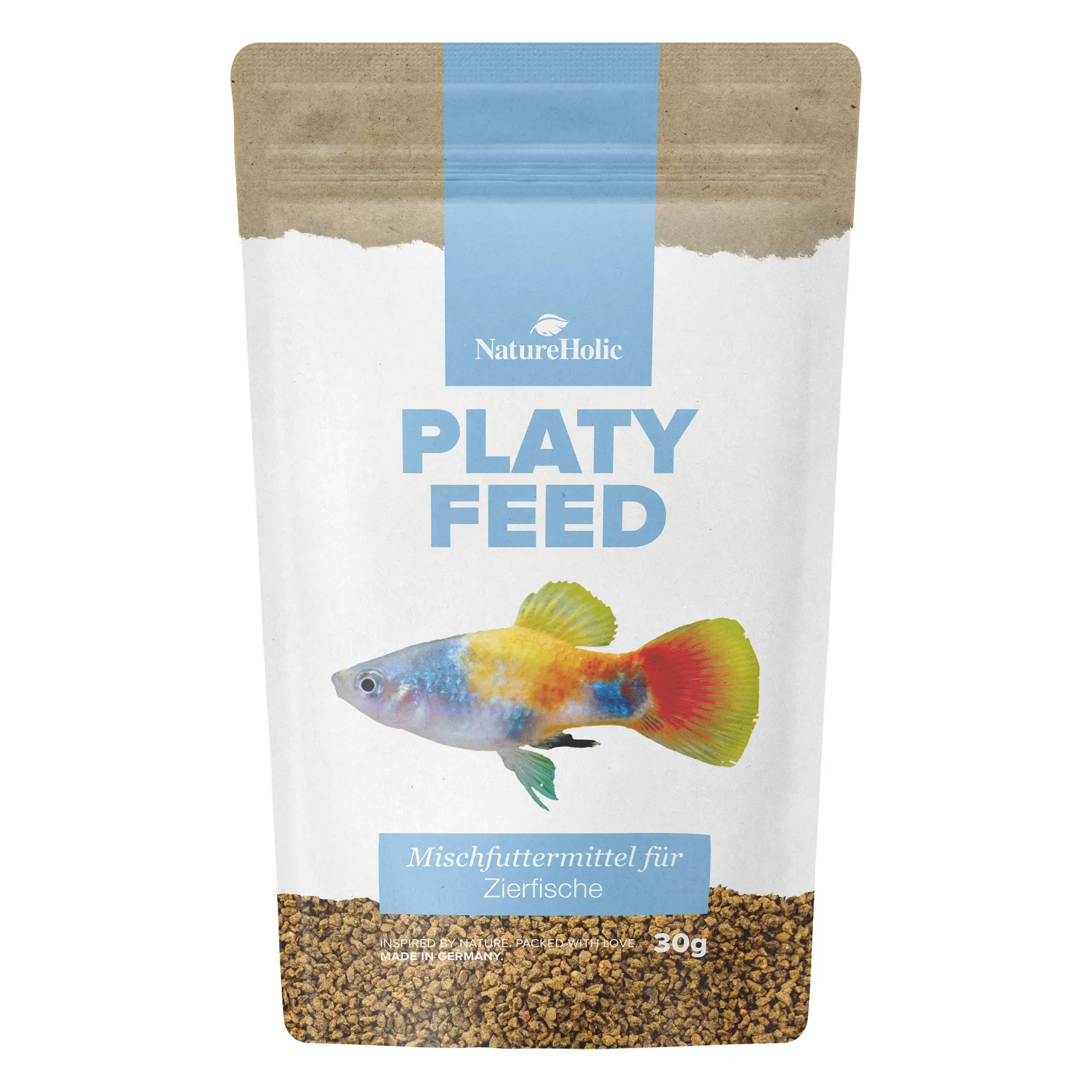 NatureHolic PlatyFeed, Fischfutter, 30 g