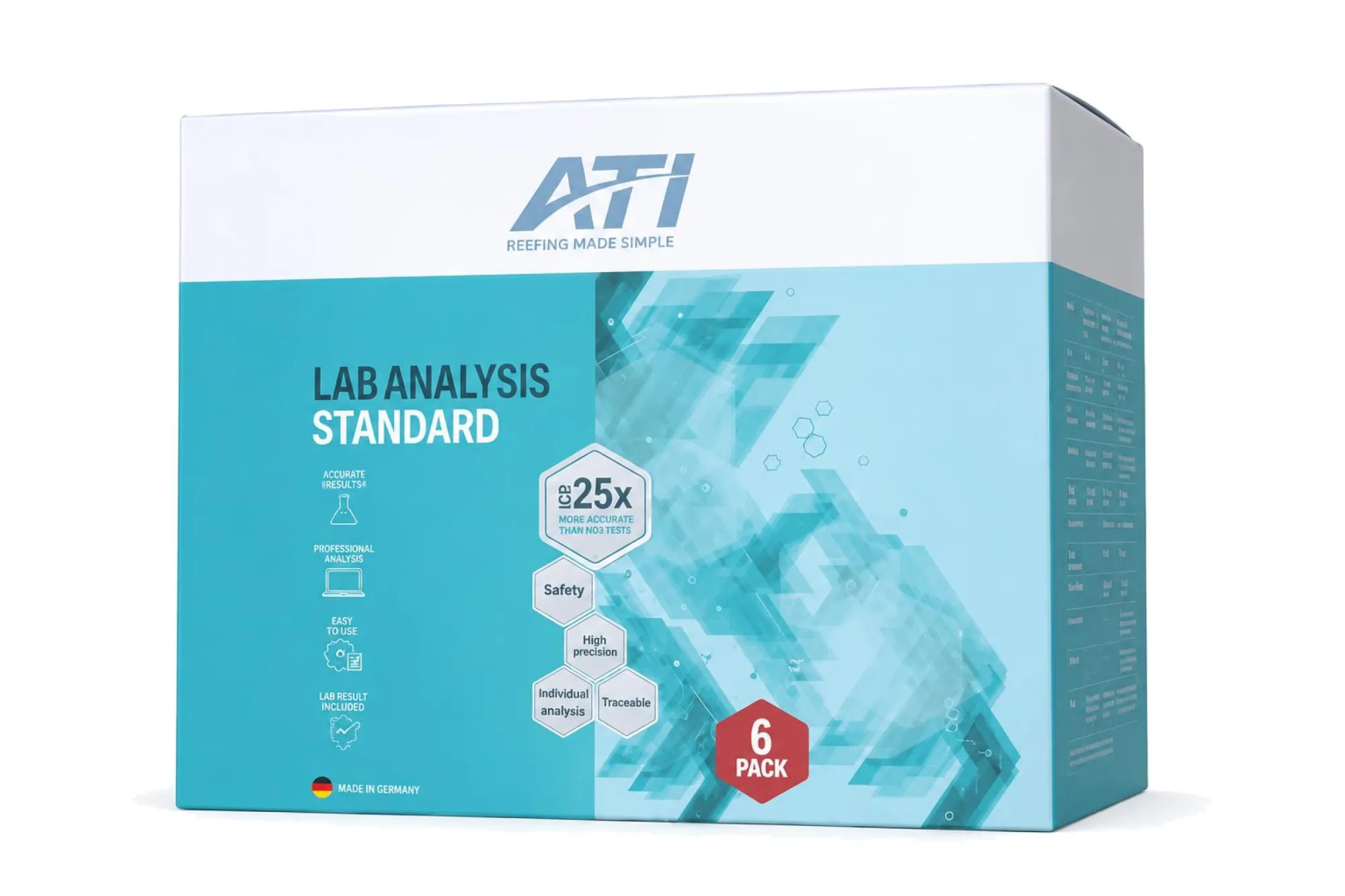 ATI ICP Lab Analysis Standard 6er Pack – KI-generierte Abbildung aus Produktreferenz
