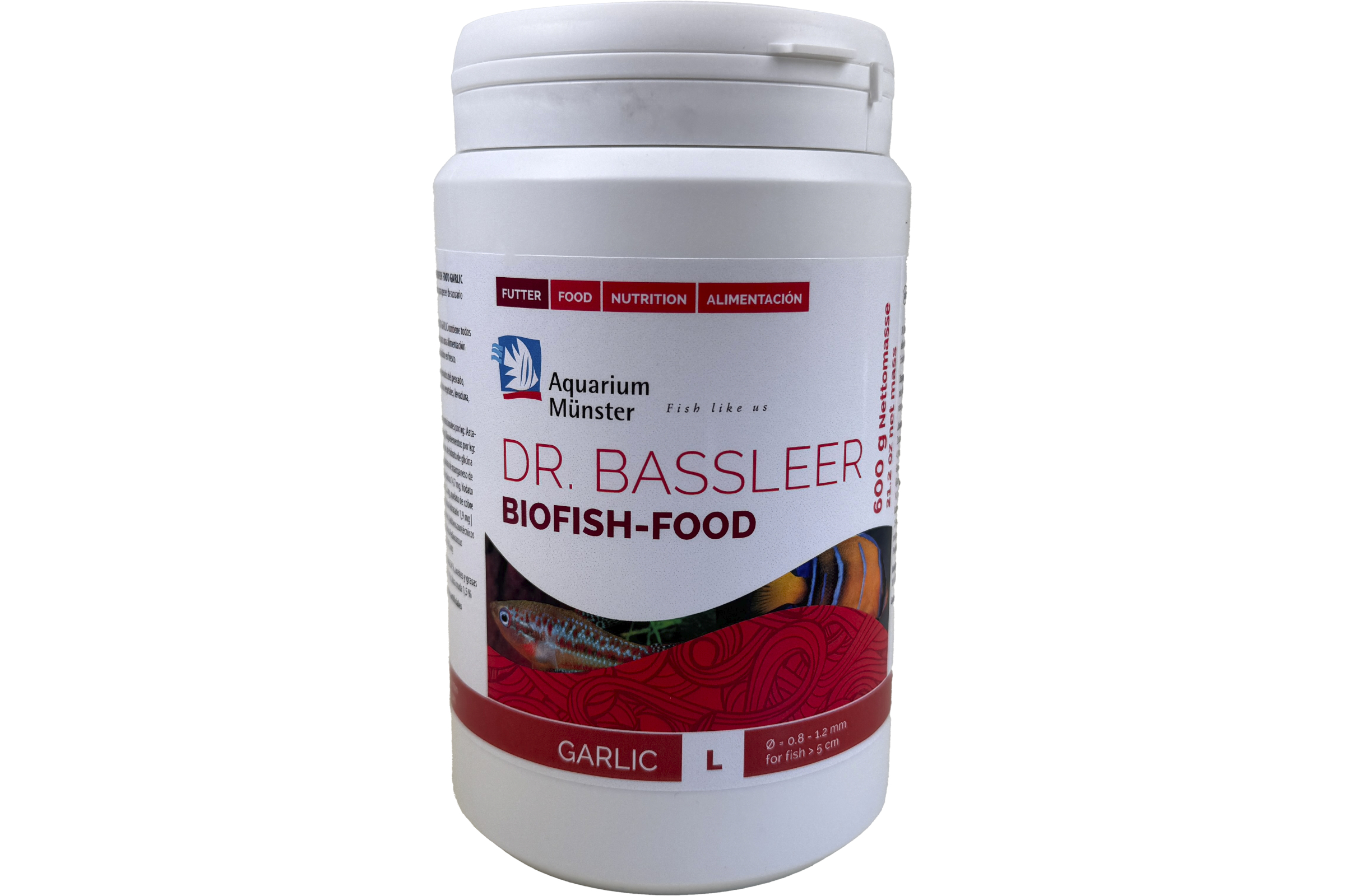 Dr. Bassleer Biofish-Food Knoblauch Fischfutter 600g