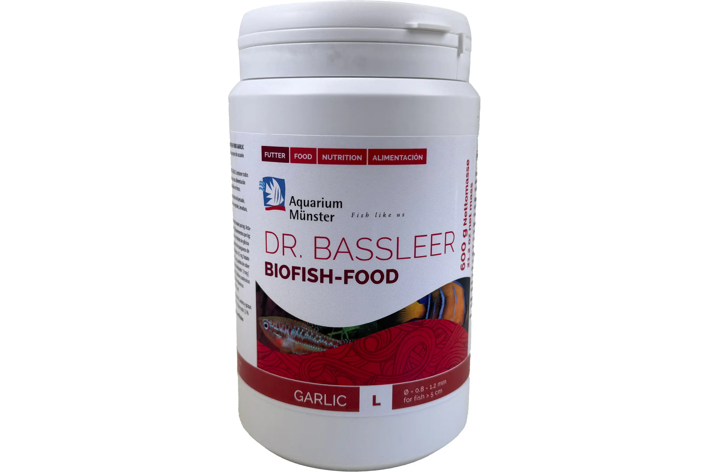 Dr. Bassleer Biofish-Food Knoblauch Fischfutter 600g