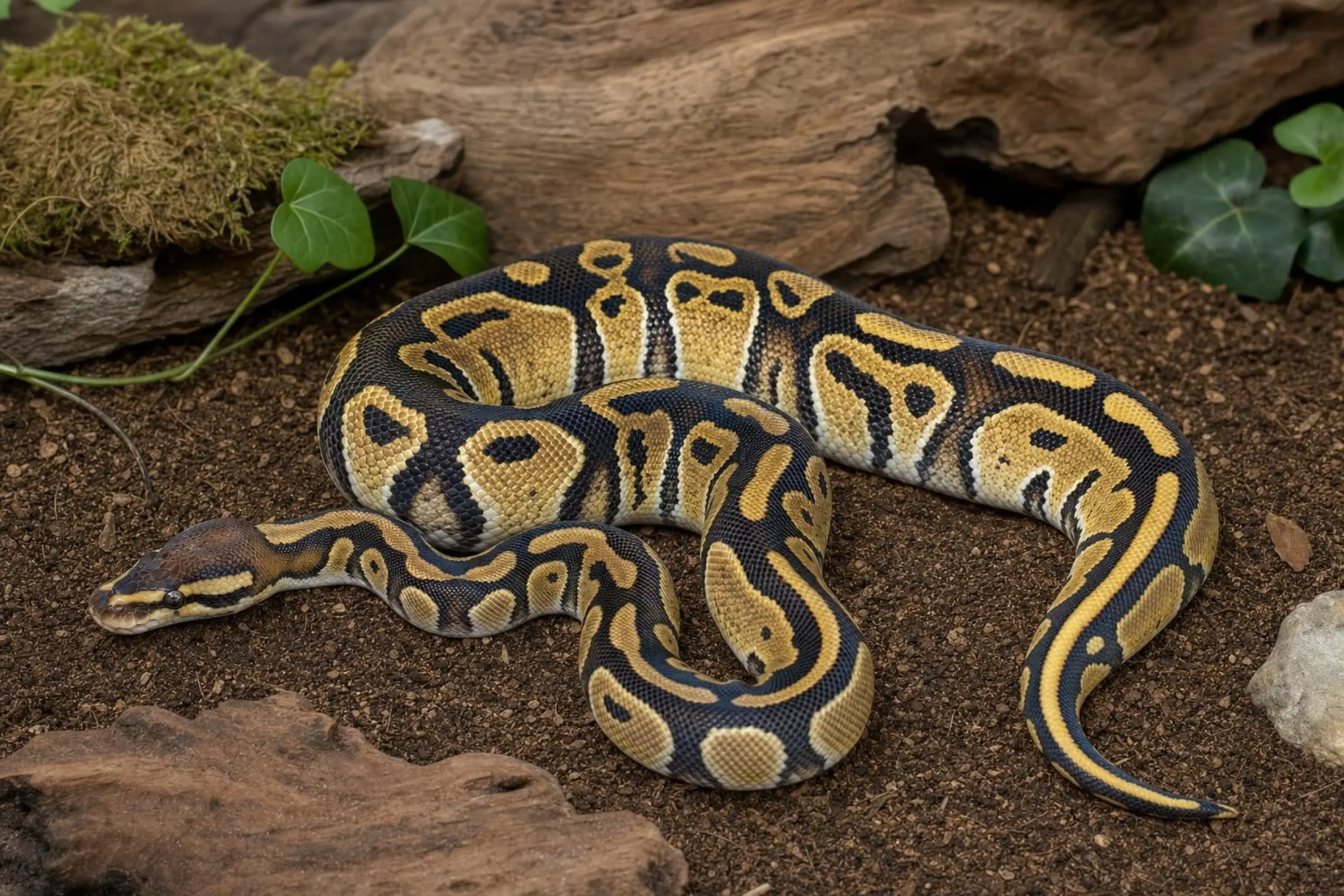 Königspython „Cypress Leopard“, Python regius