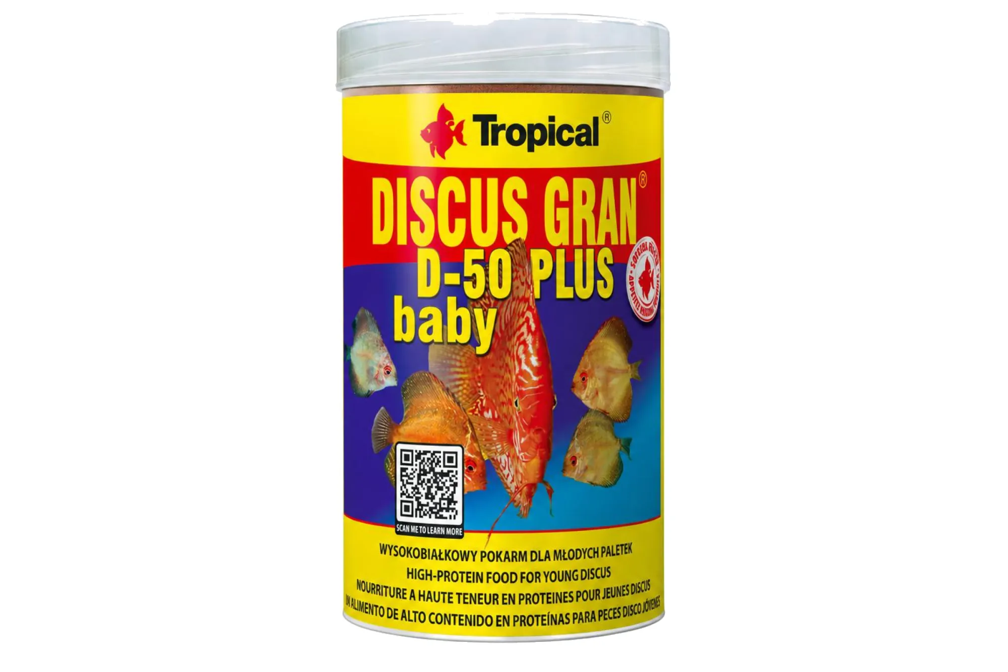 Tropical Discus Gran D-50 Plus BABY 3 l – KI-generierte Abbildung aus Produktreferenz