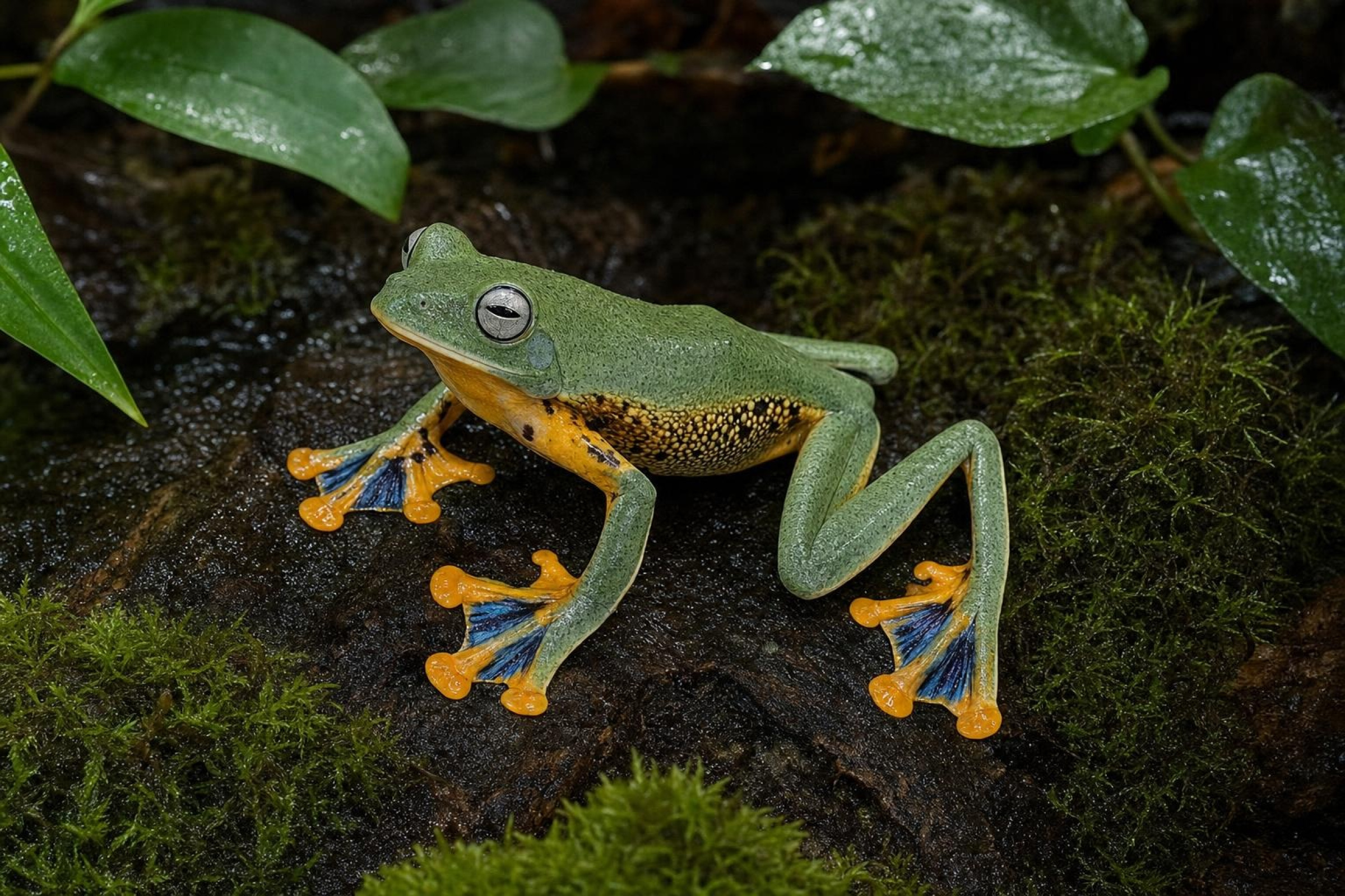 Java-Flugfrosch, Rhacophorus reinwardtii