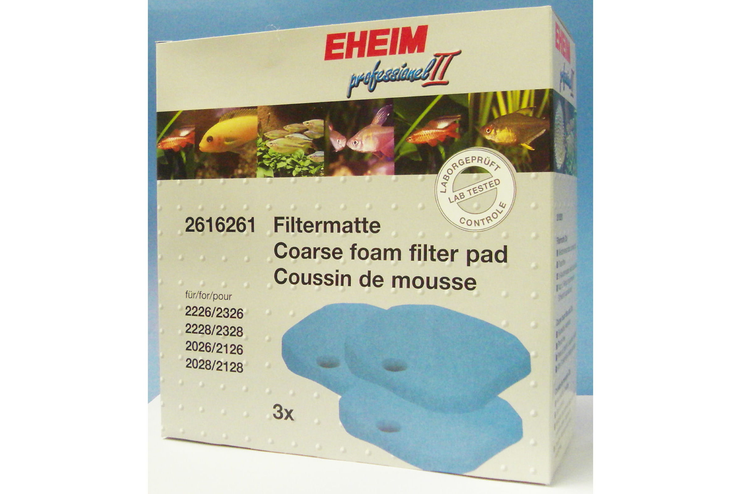 Eheim Filtermatten für Experience 350 und Prof. 1&II, 3 Stück