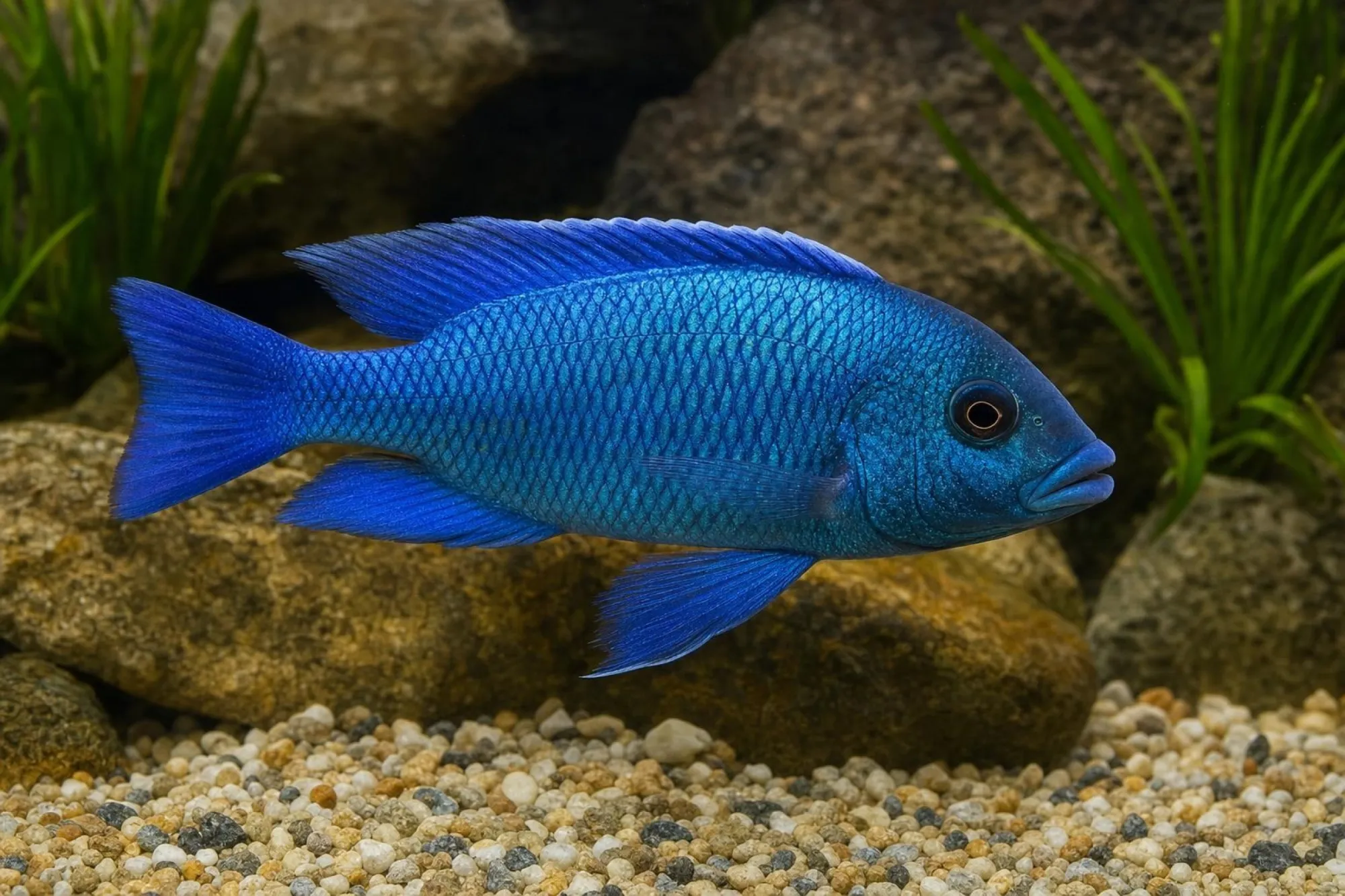 Weißlippen-Phenochilus „Giselli“, Placidochromis phenochilus, ca. 4,0-5,0 cm