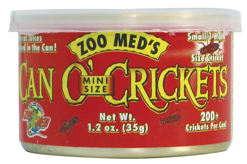 Zoomed Can O' Crickets Mini Size, Grillen-Ergänzungsfutter, 35 g