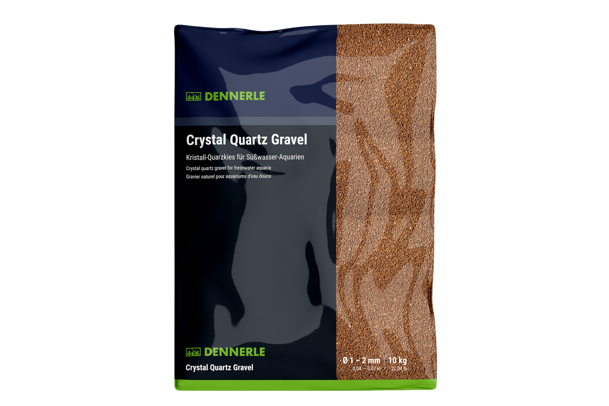 Dennerle Kristall-Quarzkies, Farbkies, rehbraun, 5 Kg