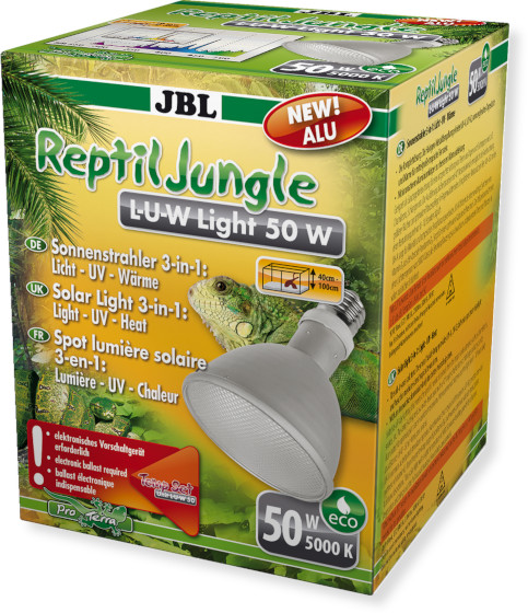 JBL ReptilJungle L-U-W Light, Alu, 50 Watt