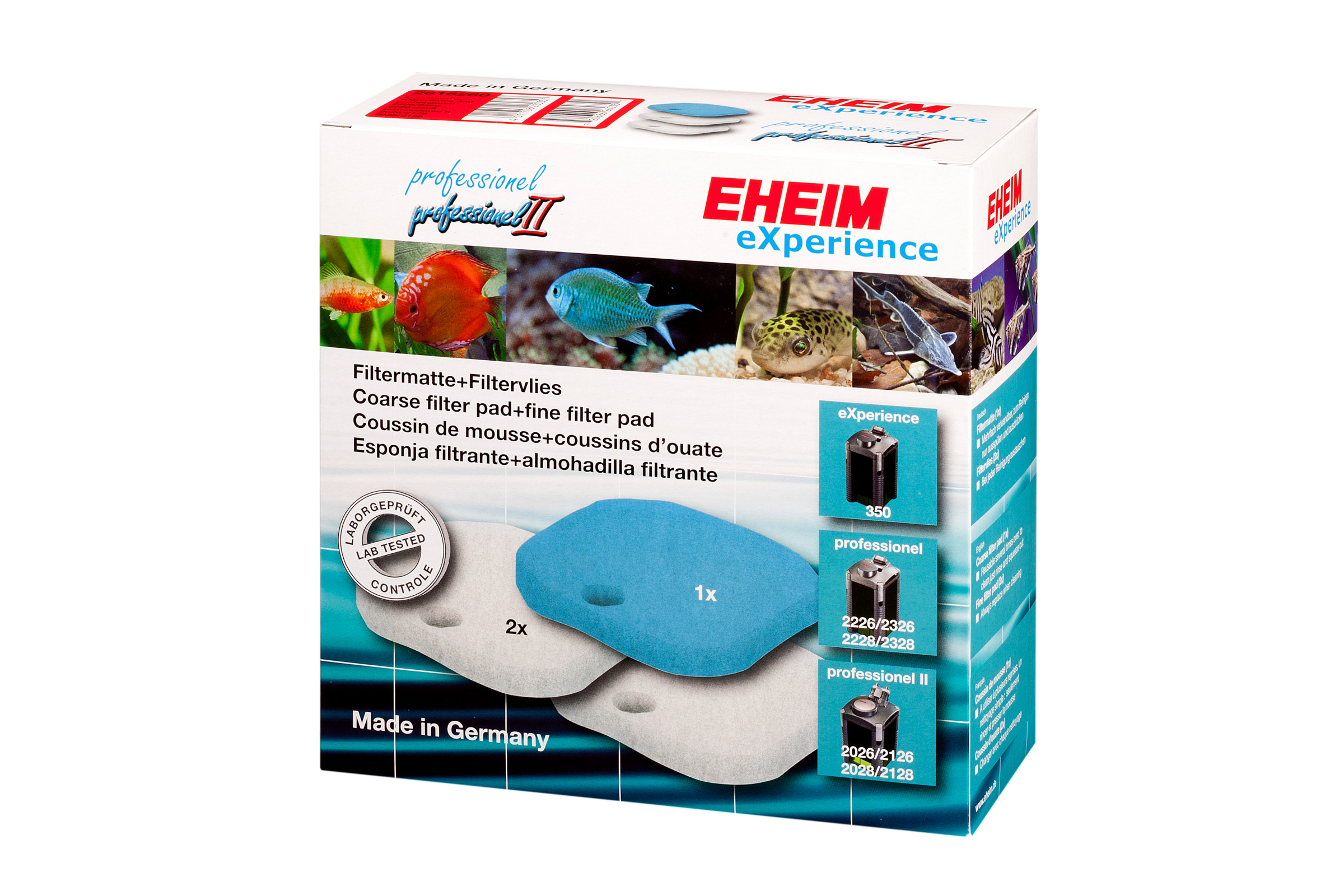 Eheim Filtermatte und Vliese für Experience 350 und Prof. 1&II, 3 Stück