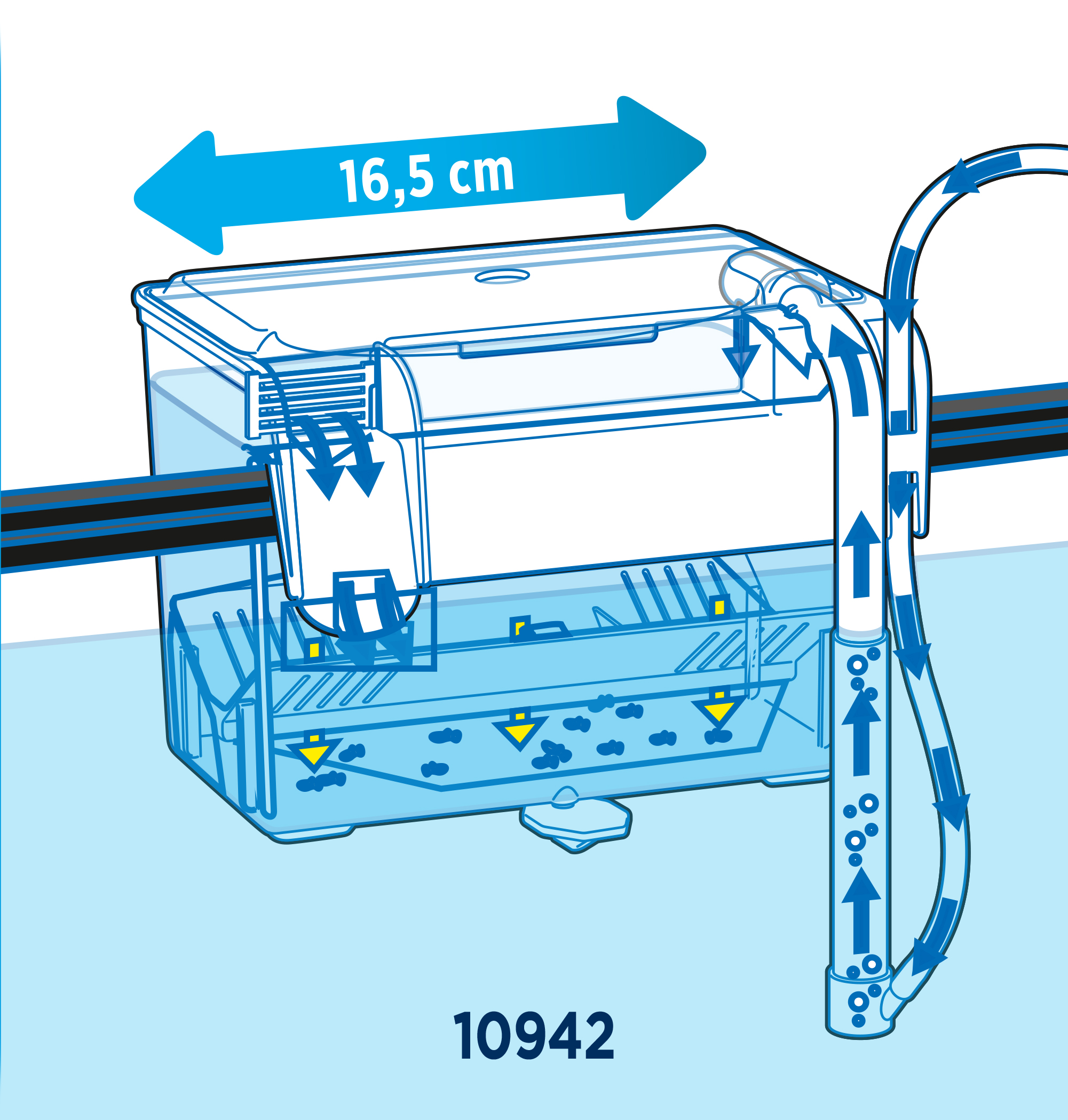 Fluval Hang on Aufzuchtbecken M (1,2 l)