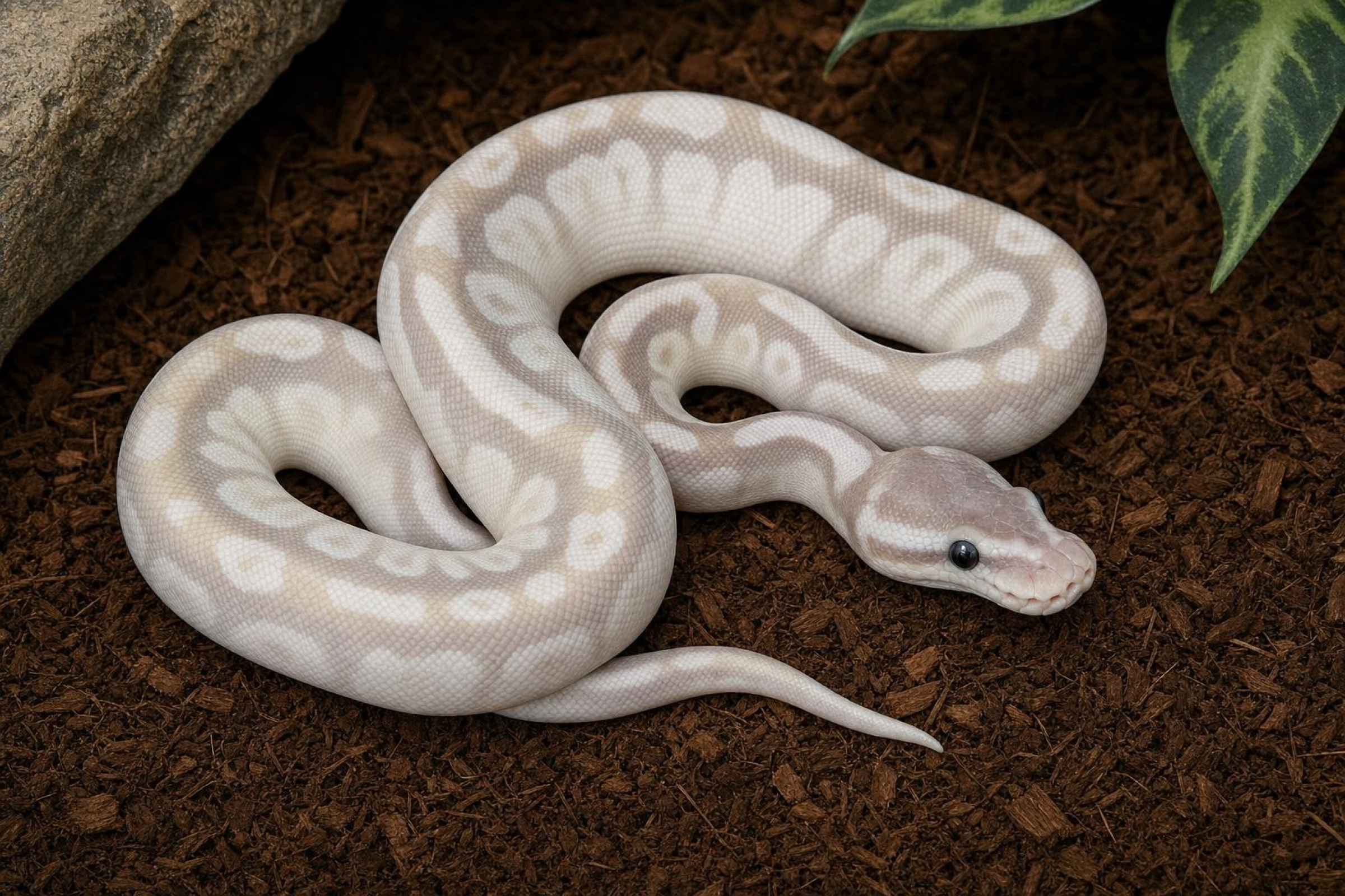 Pastel-Crystal-GHI-Königspython, Python regius