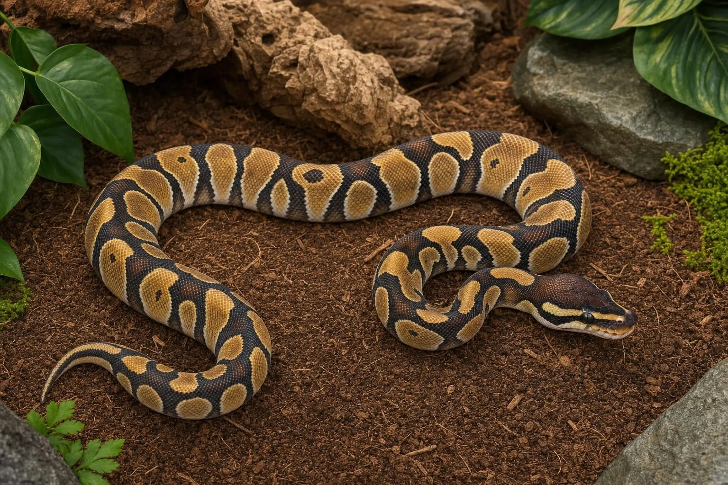 Enchi-Königspython, Python regius