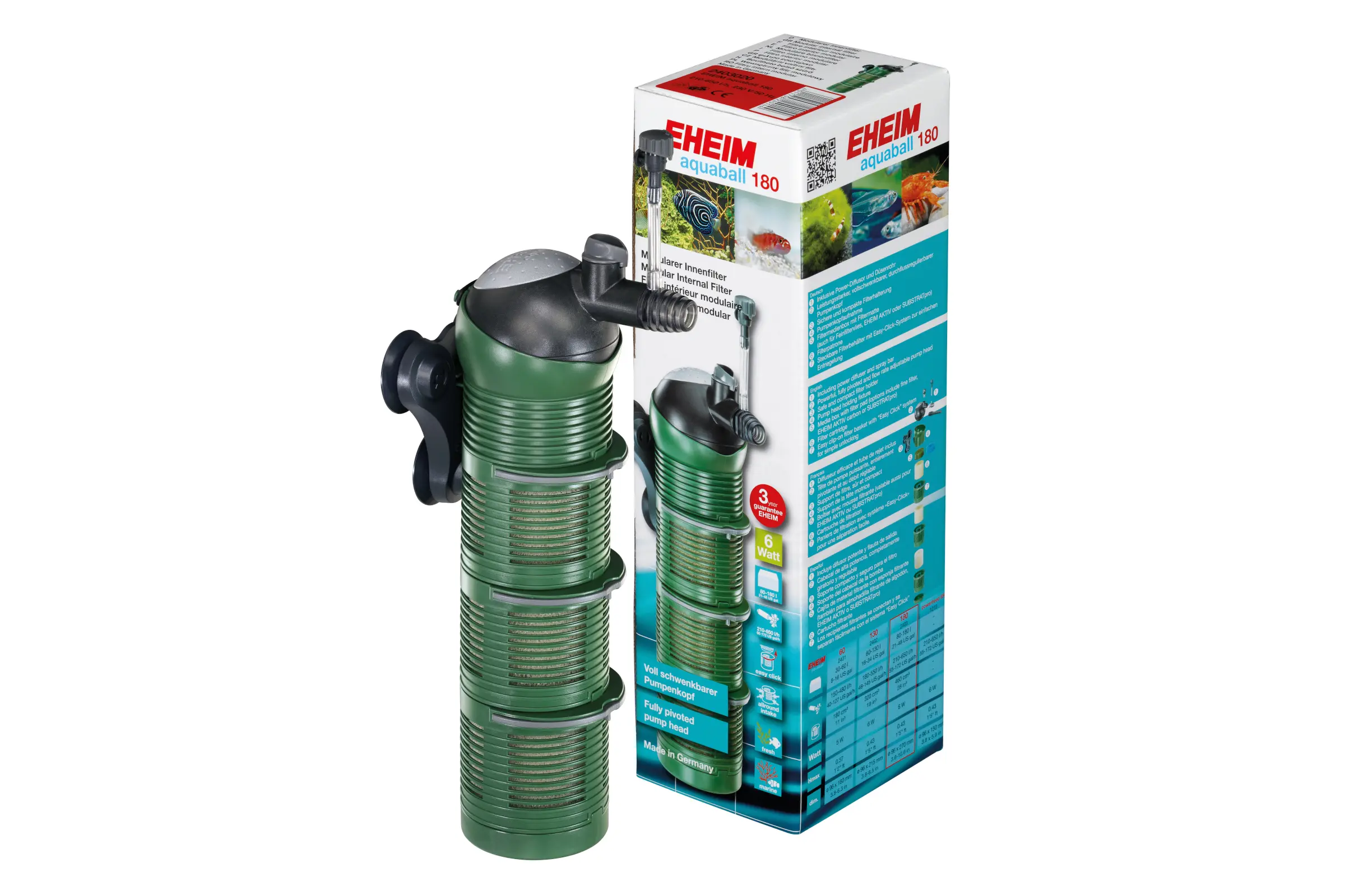 Eheim aquaball 180, Innenfilter