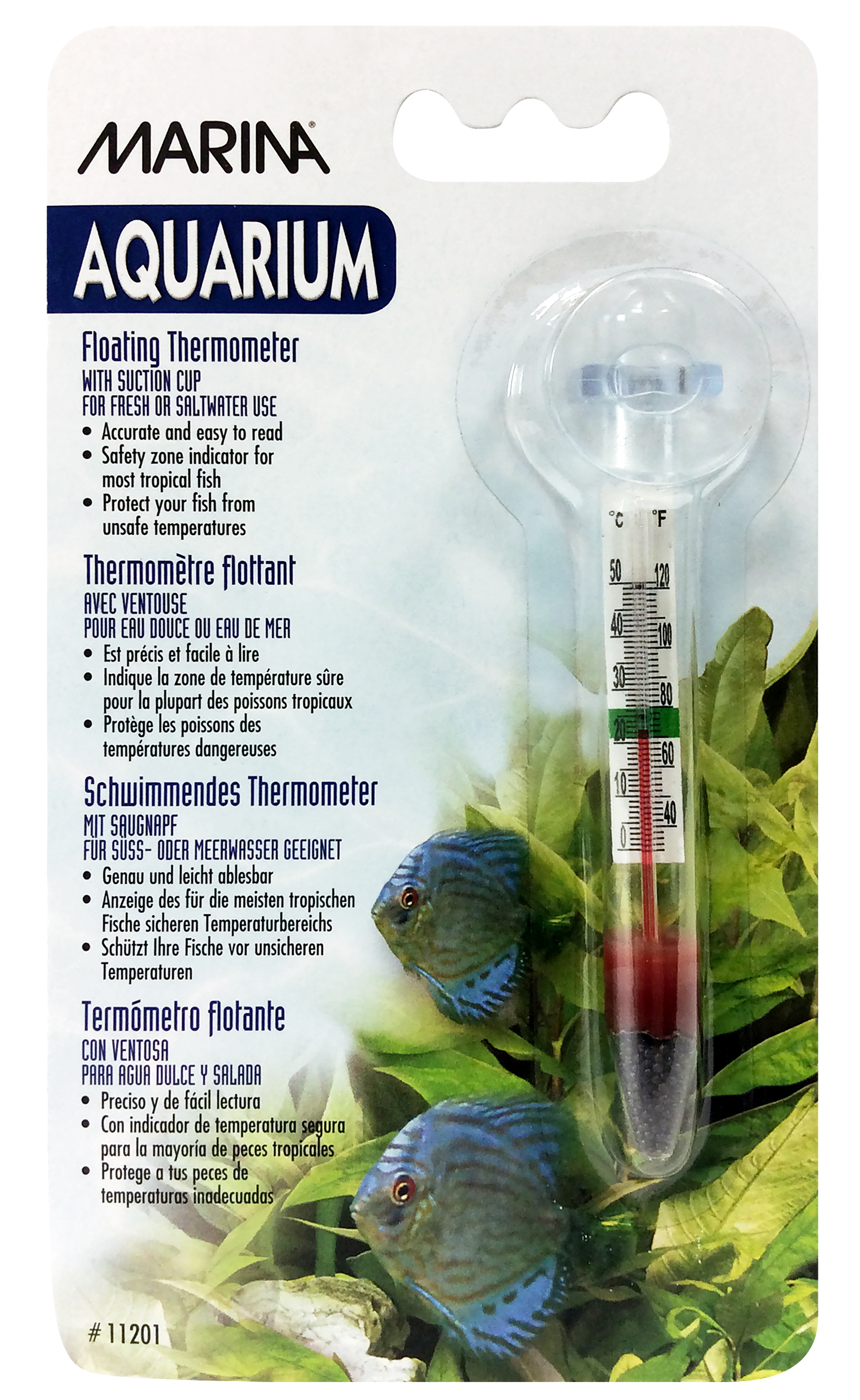 Marina Schwimmthermometer mit Sauger