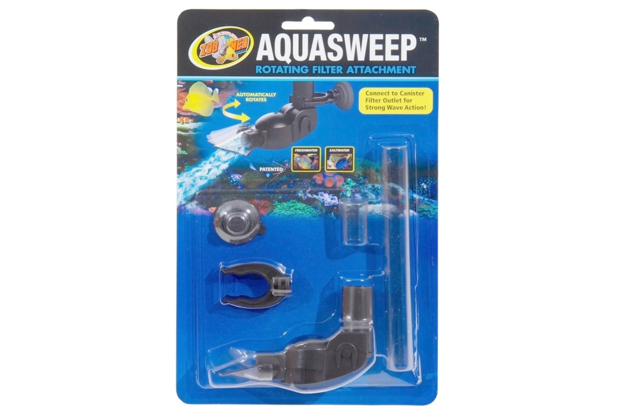 Zoomed AquaSweep Filter Attachment, Rotierender Filteraufsatz