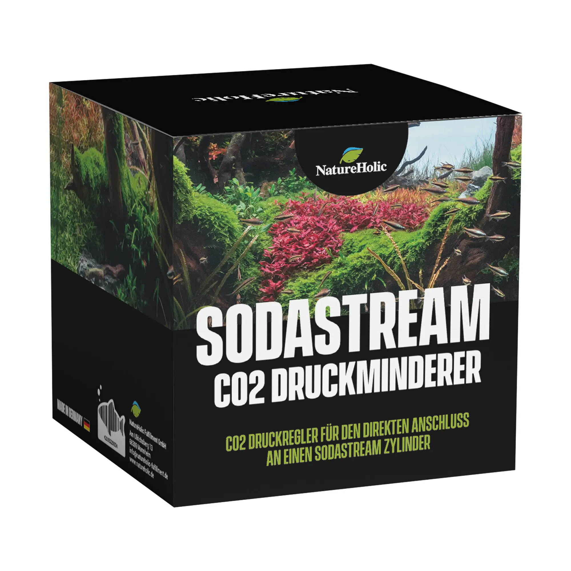 Verpackung: Sodastream CO2-Druckminderer von NatureHolic