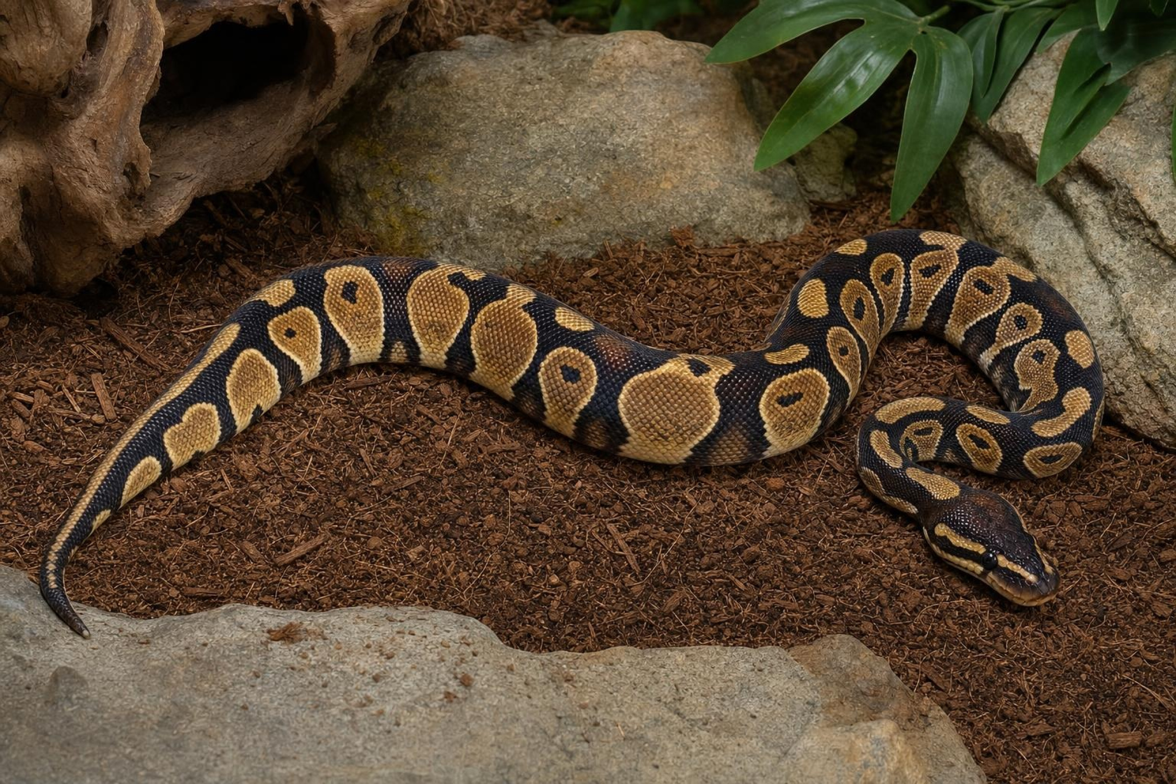 Königspython „Pastell HGWG Spezial“, Python regius