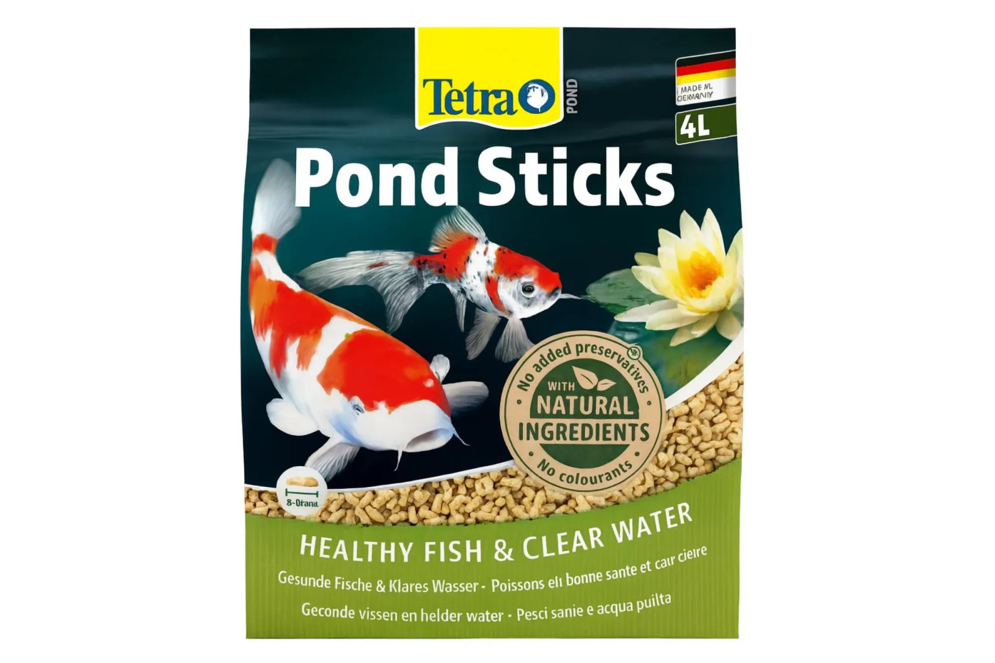 Tetra Pond Sticks 4 l – KI-generierte Abbildung aus Produktreferenz