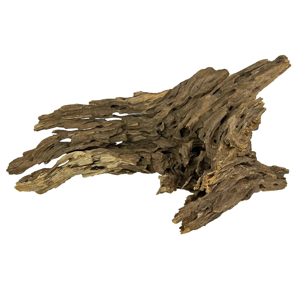 Hobby Honeycomb Wood XL (Naturholz, 40–60 cm) – durchbrochenes Honeycomb-Holz mit offenen Kammern und ausgefransten Kanten, ideal als Versteck, Kletter- und Schattenspender für Aquarium und Terrarium