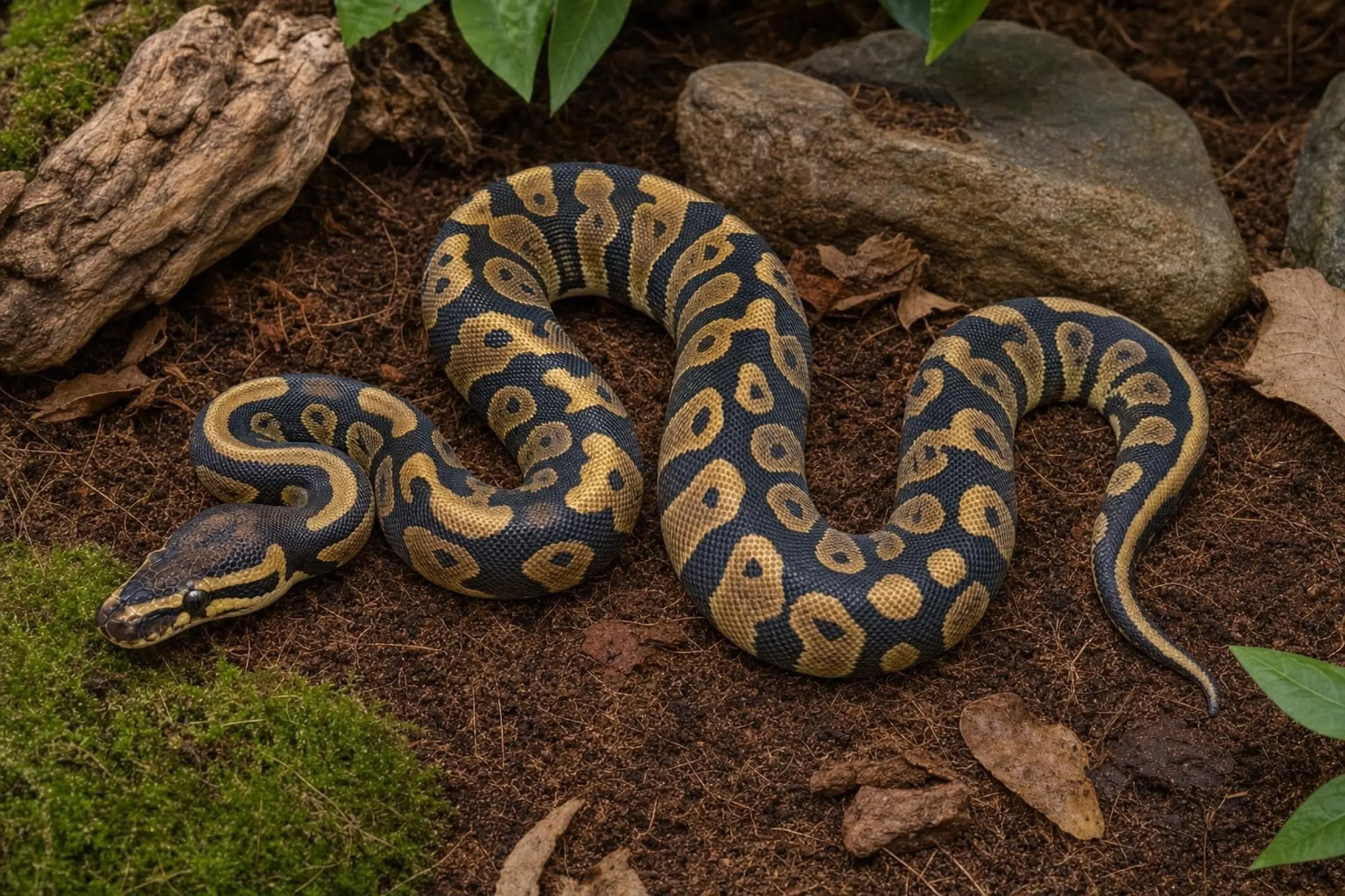 Confusion-Königspython, Python regius