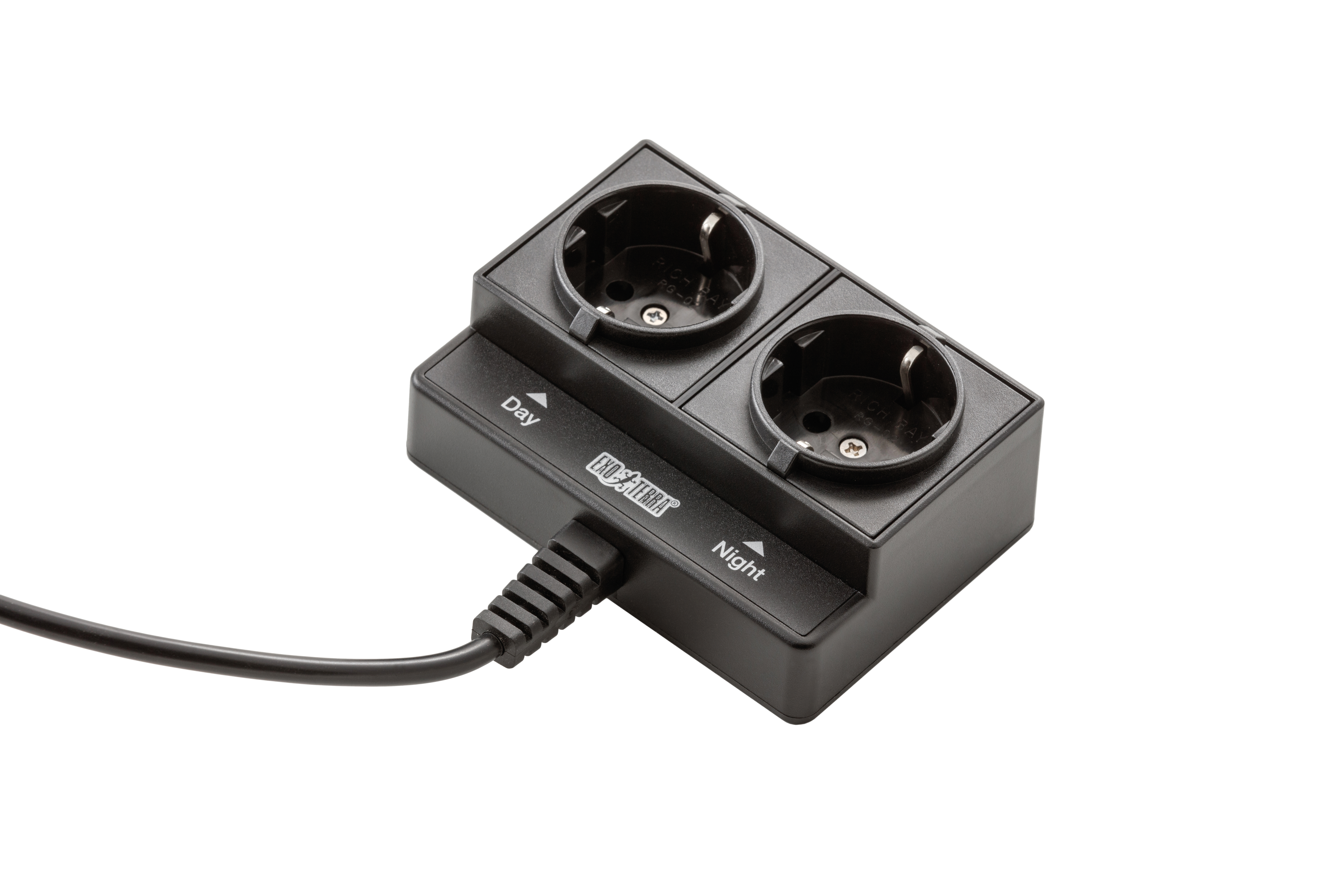 Exo Terra Thermostat 600W mit Doppelsteckdose
