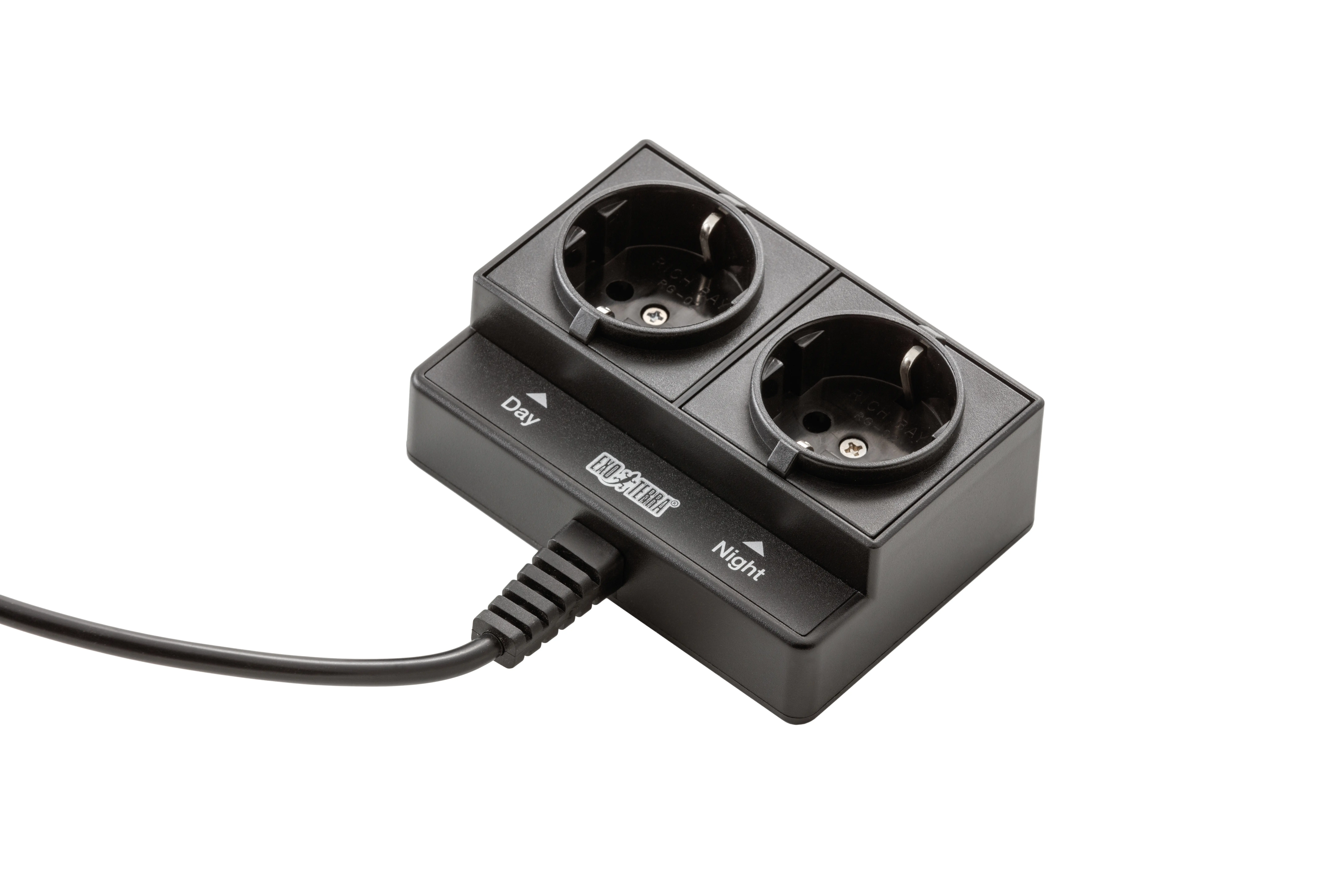 Exo Terra Thermostat 600W mit Doppelsteckdose