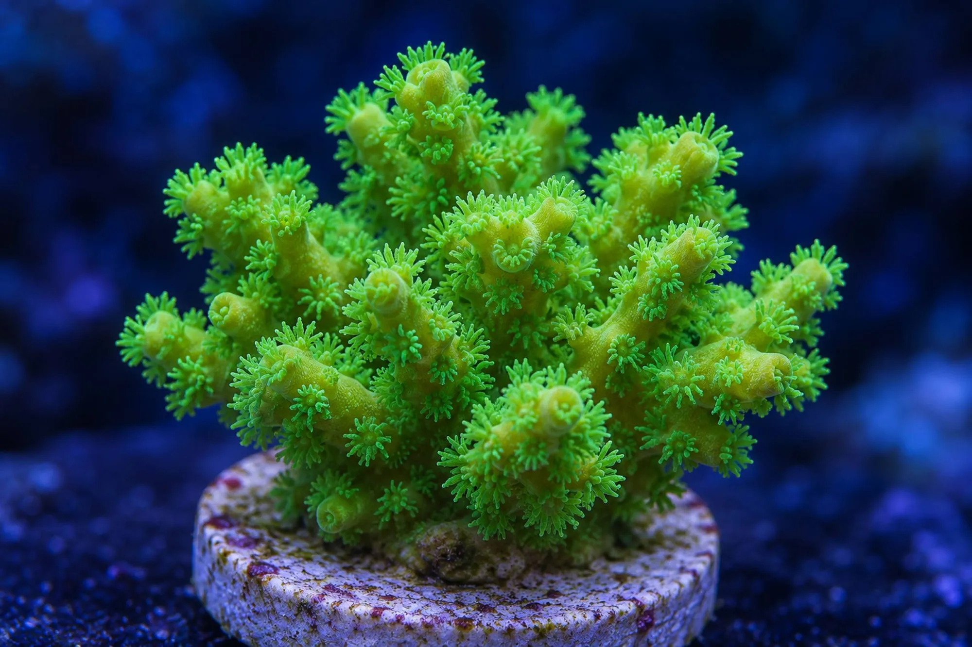 Buschkoralle „Grün“ (Nachzucht), Pocillopora spec., Größe S–M