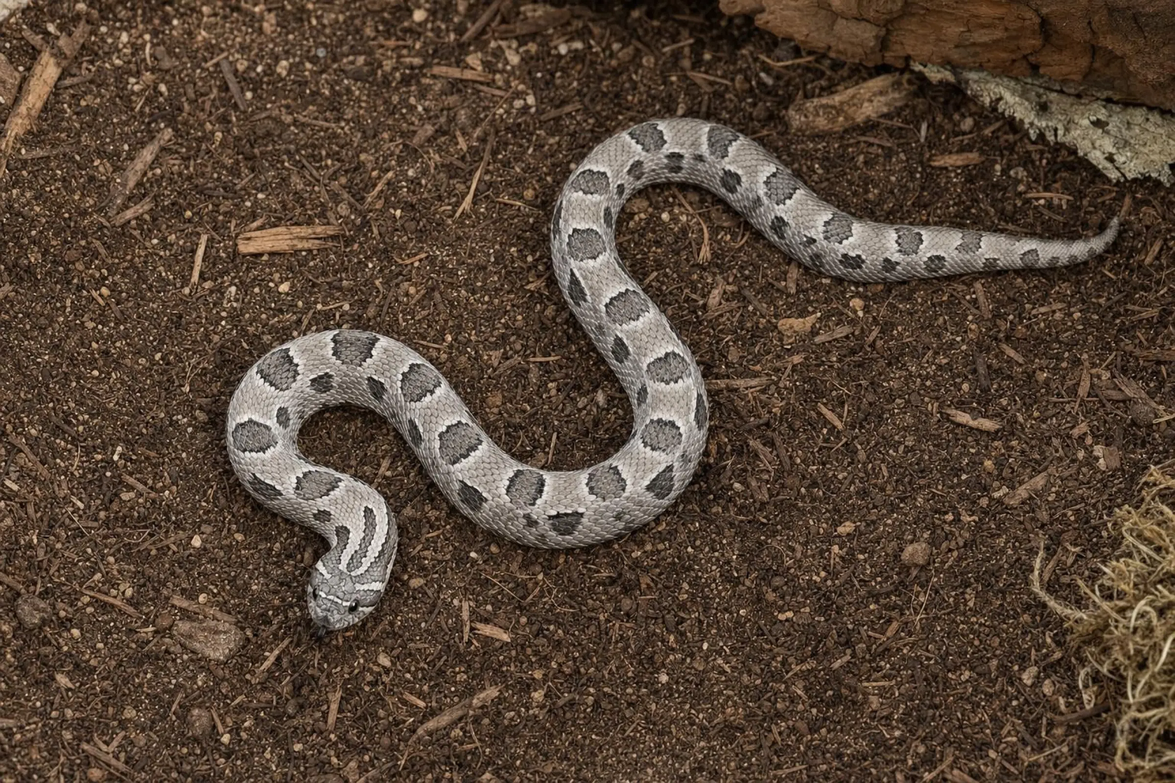 Westliche Hakennasennatter „Axanthic Conda“, Heterodon nasicus