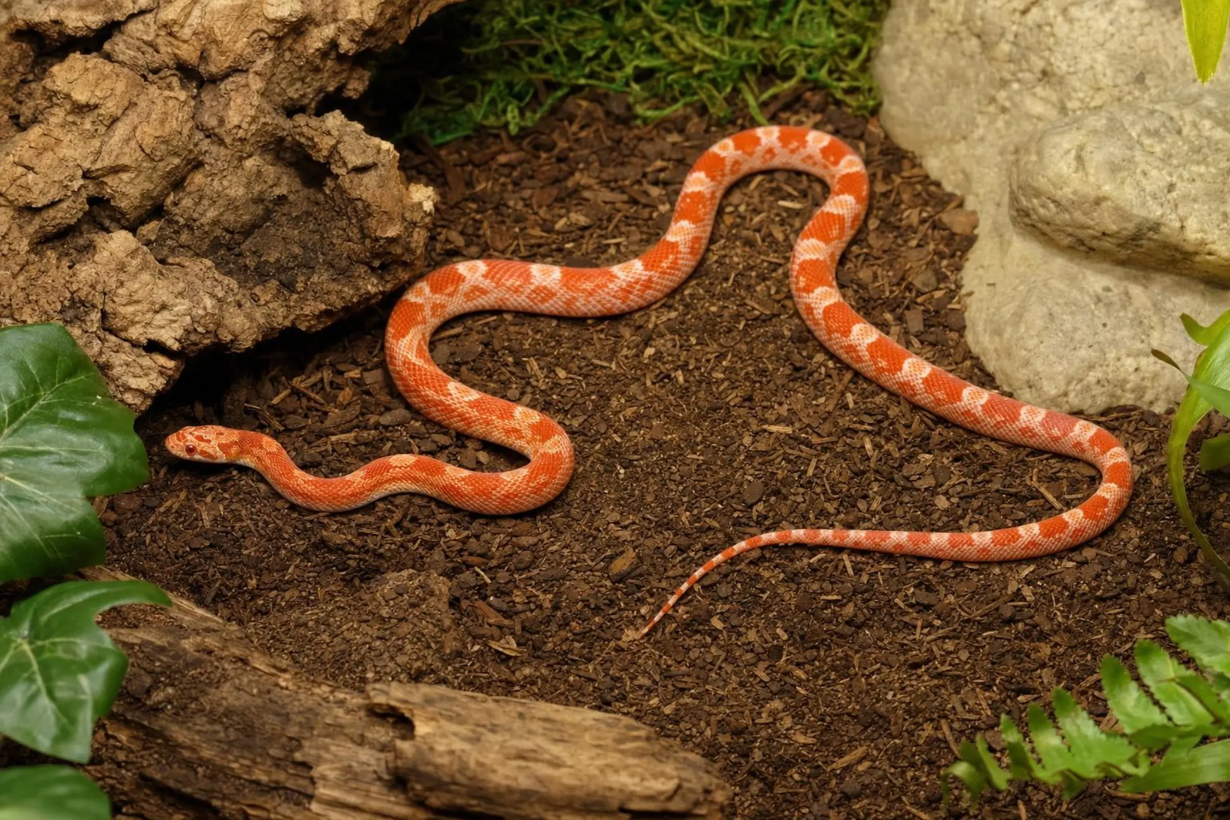 Fire-Kornnatter, Pantherophis guttatus